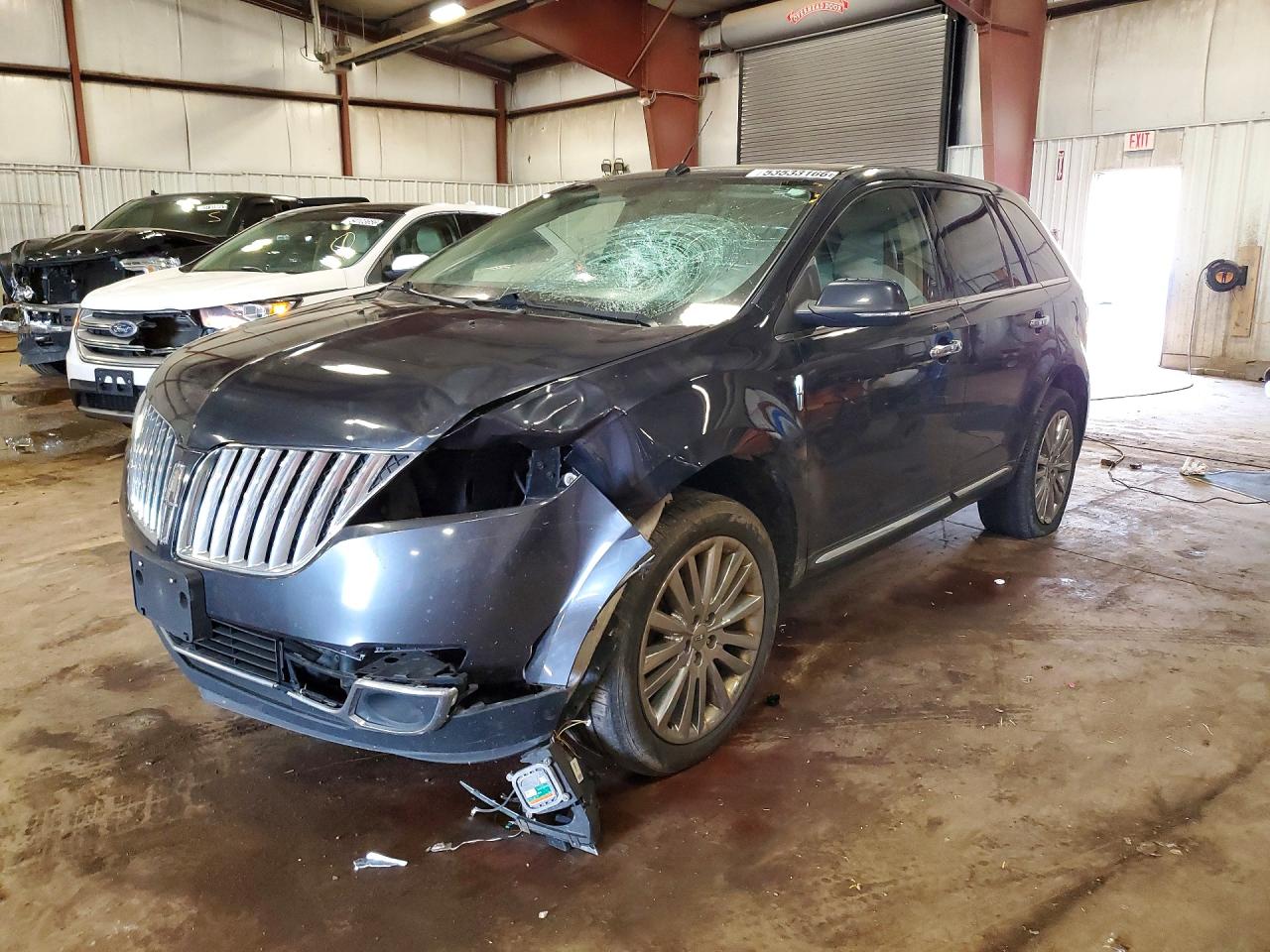2013 Lincoln Mkx Charcoal vin: 2LMDJ8JK6DBL46166