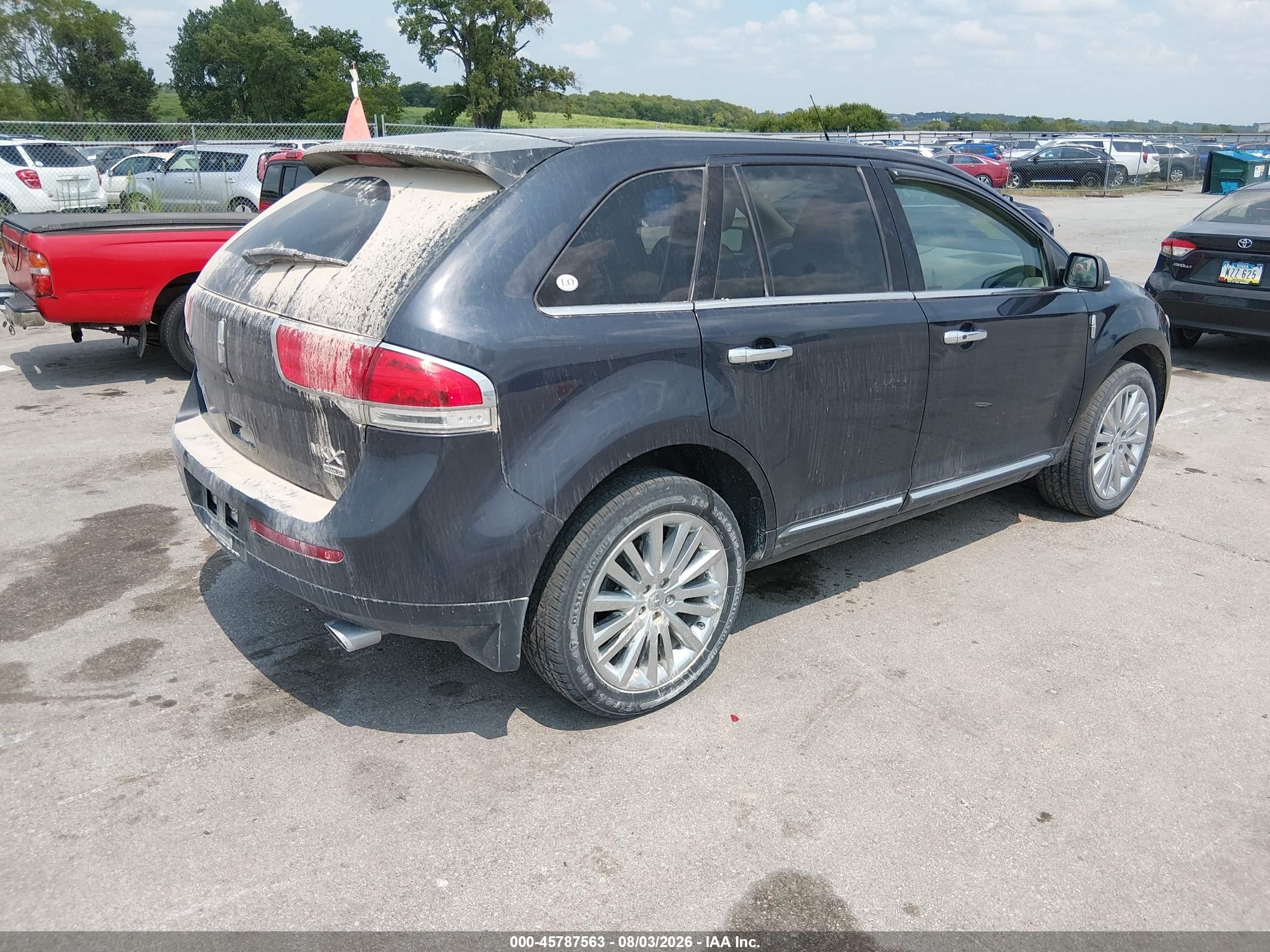2014 Lincoln Mkx Beige vin: 2LMDJ8JK6EBL01696