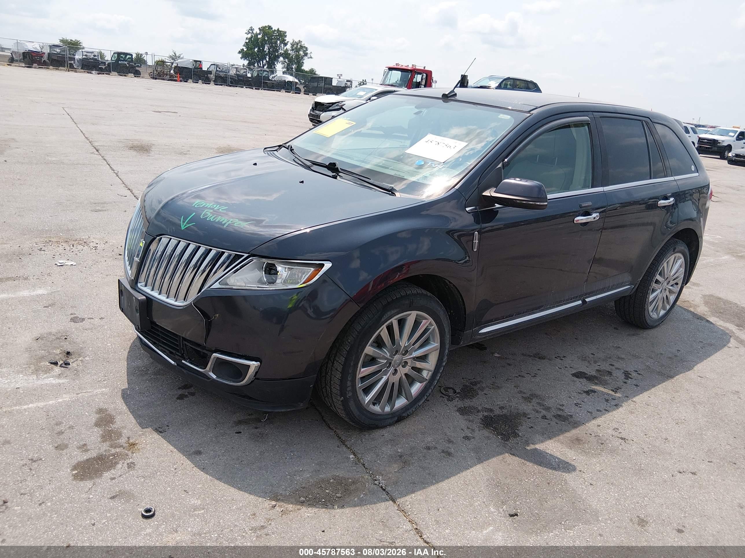 2014 Lincoln Mkx Beige vin: 2LMDJ8JK6EBL01696