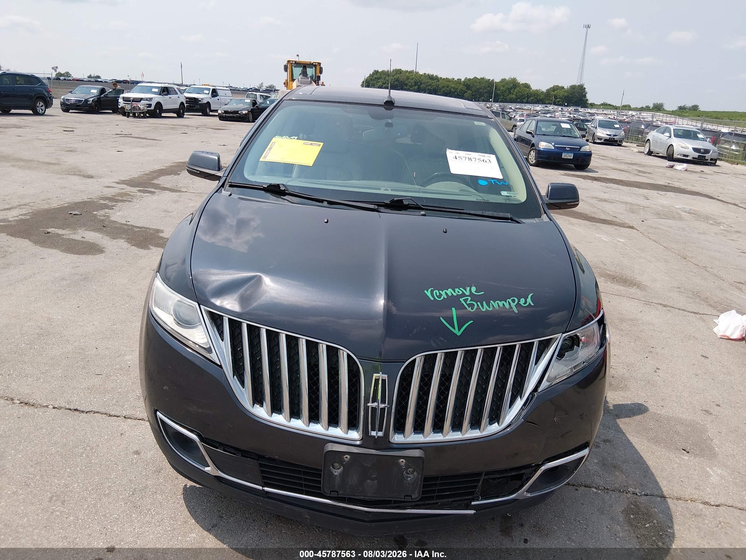 2014 Lincoln Mkx Beige vin: 2LMDJ8JK6EBL01696