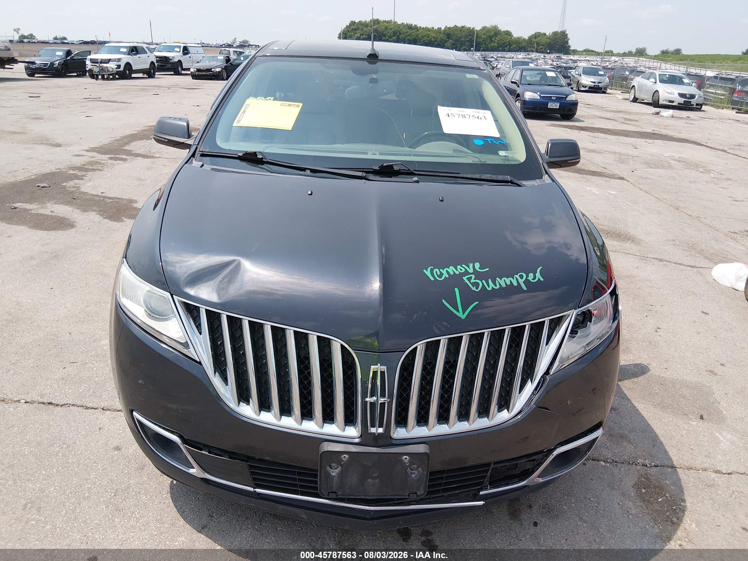2014 Lincoln Mkx Beige vin: 2LMDJ8JK6EBL01696
