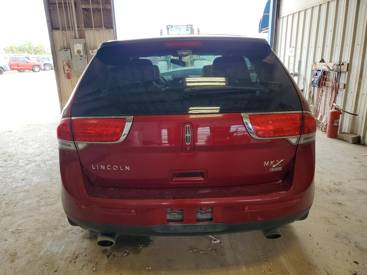 2015 Lincoln Mkx Red vin: 2LMDJ8JK6FBL21951