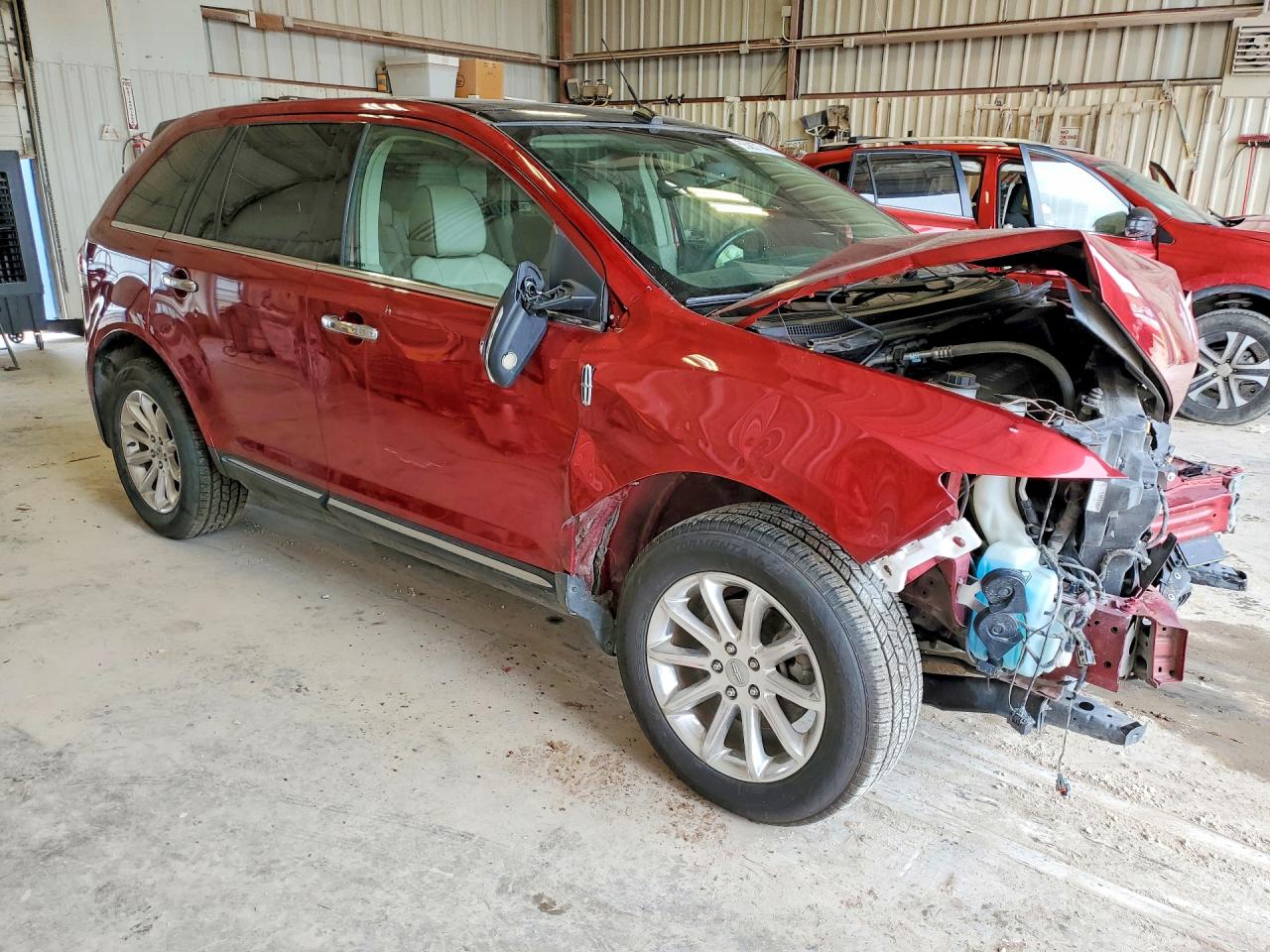 2015 Lincoln Mkx Red vin: 2LMDJ8JK6FBL21951