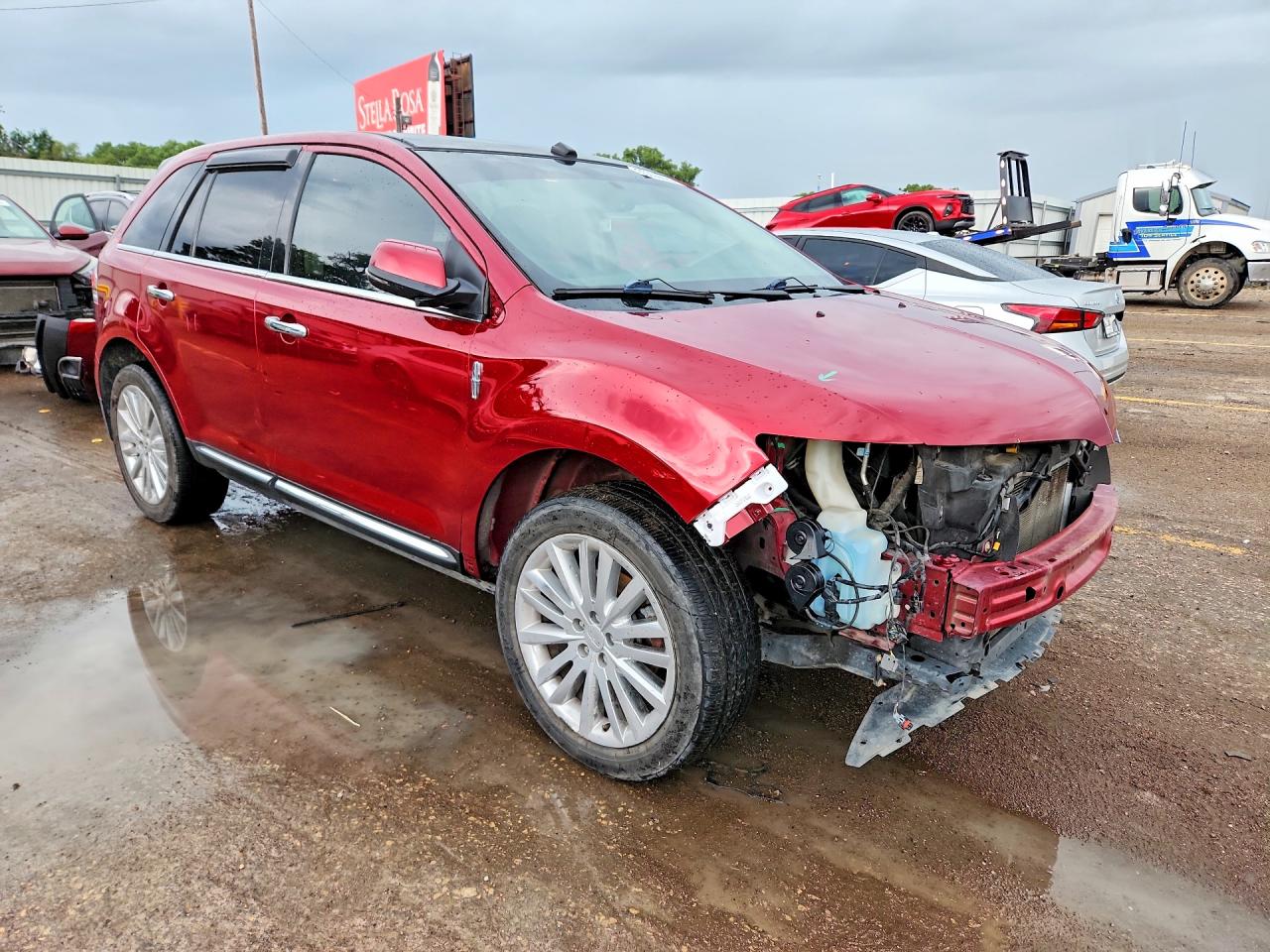 2015 Lincoln Mkx Red vin: 2LMDJ8JK6FBL31959