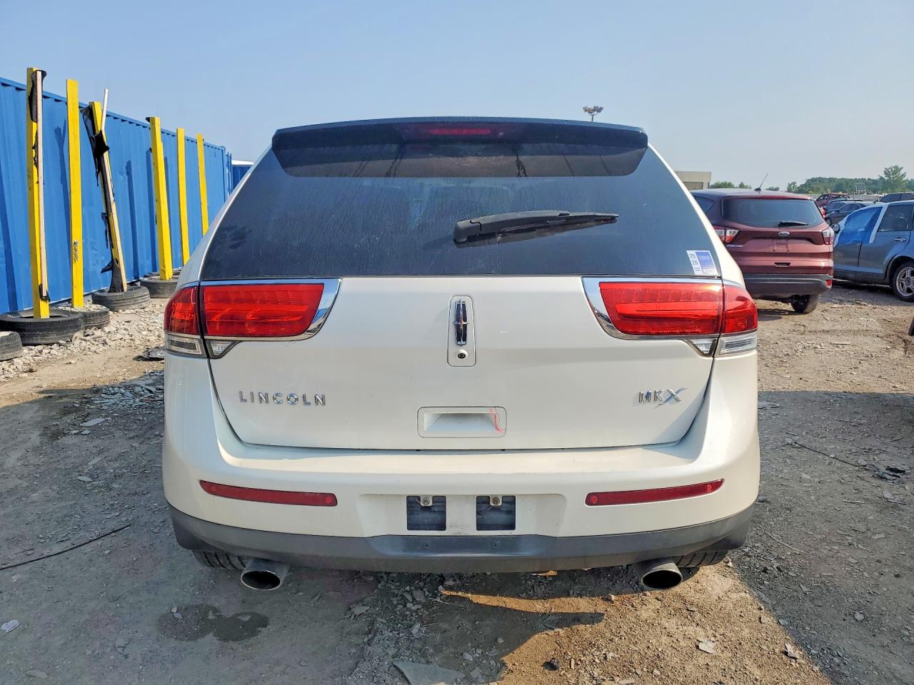 2011 Lincoln Mkx White vin: 2LMDJ8JK7BBJ07139