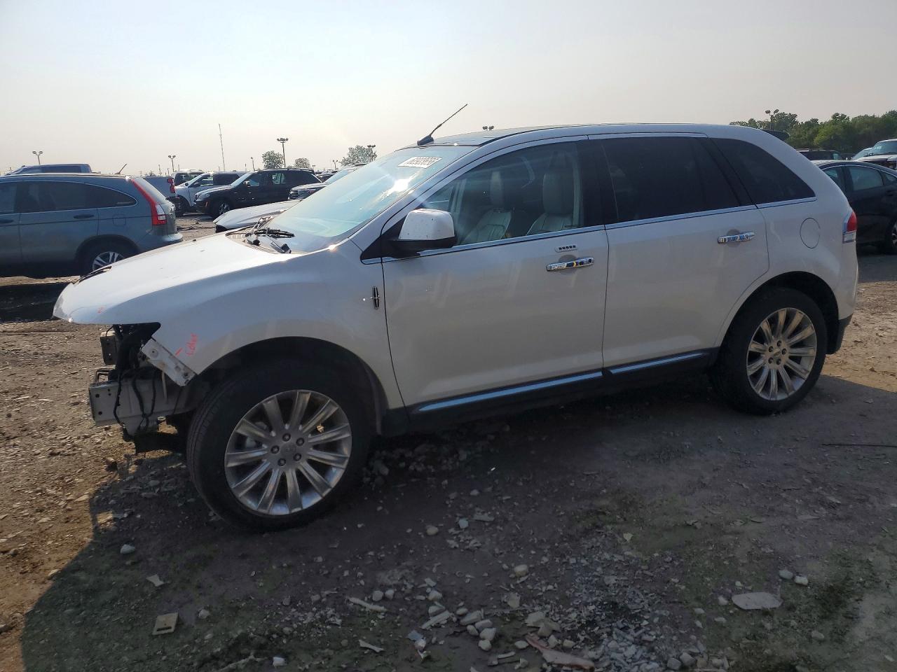 2011 Lincoln Mkx White vin: 2LMDJ8JK7BBJ07139