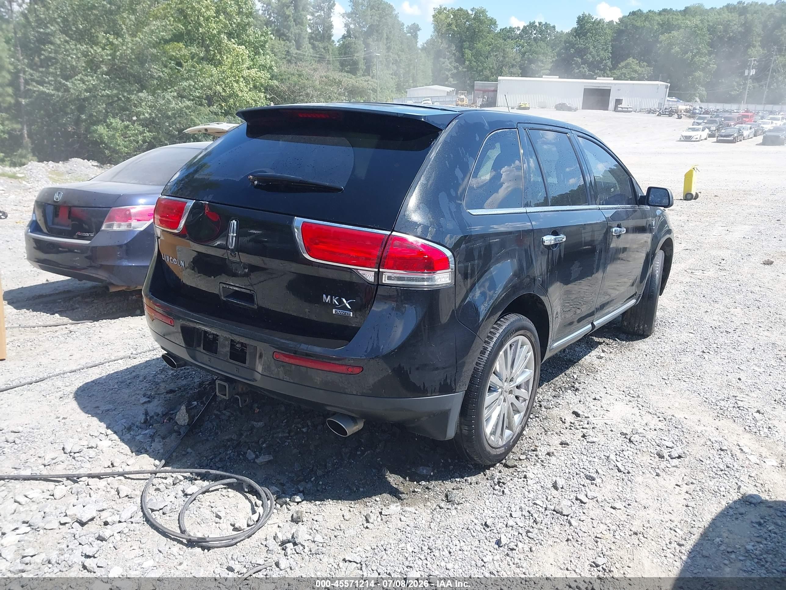2011 Lincoln Mkx   Black vin: 2LMDJ8JK7BBJ21882