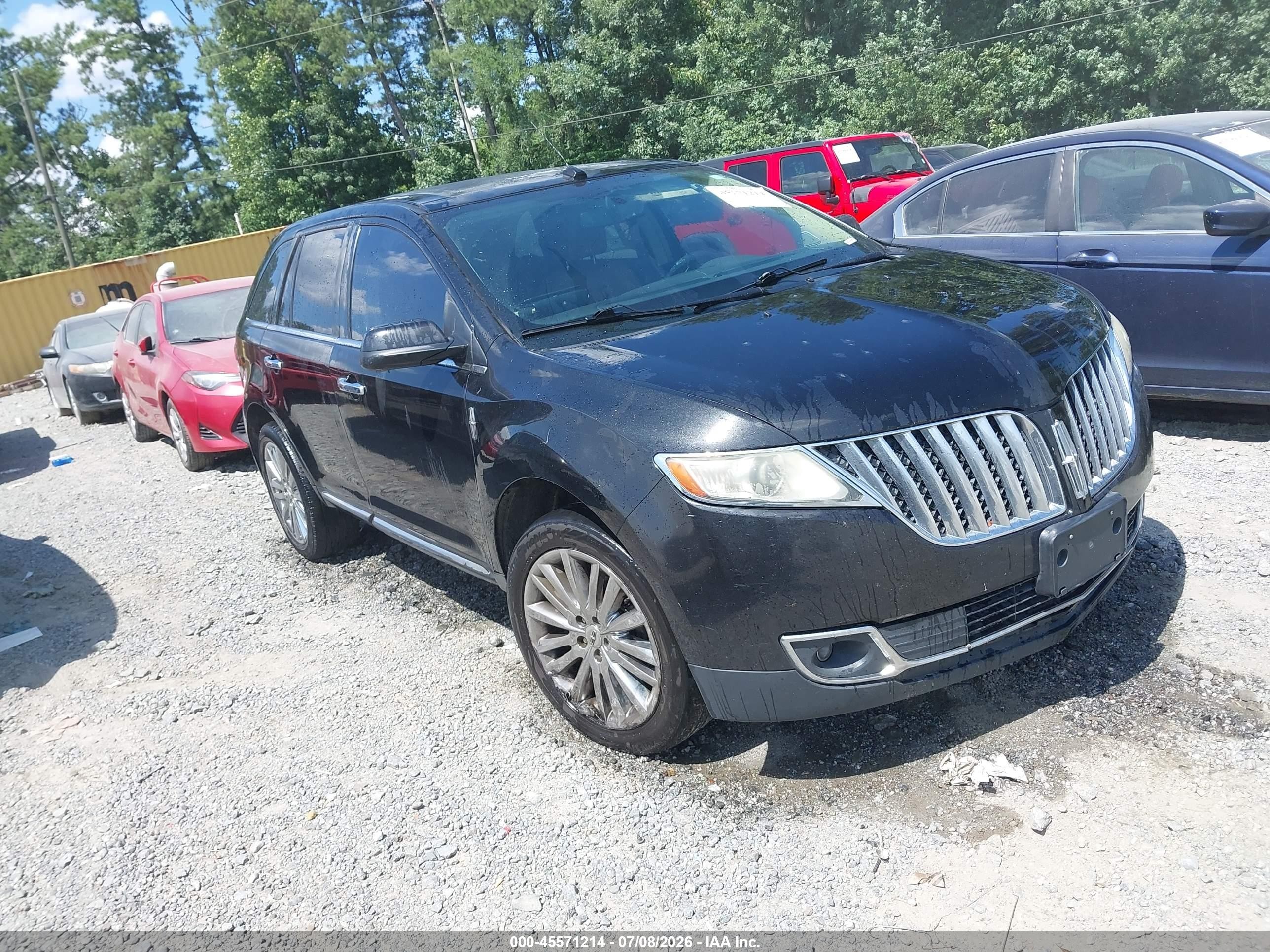 2011 Lincoln Mkx   Black vin: 2LMDJ8JK7BBJ21882