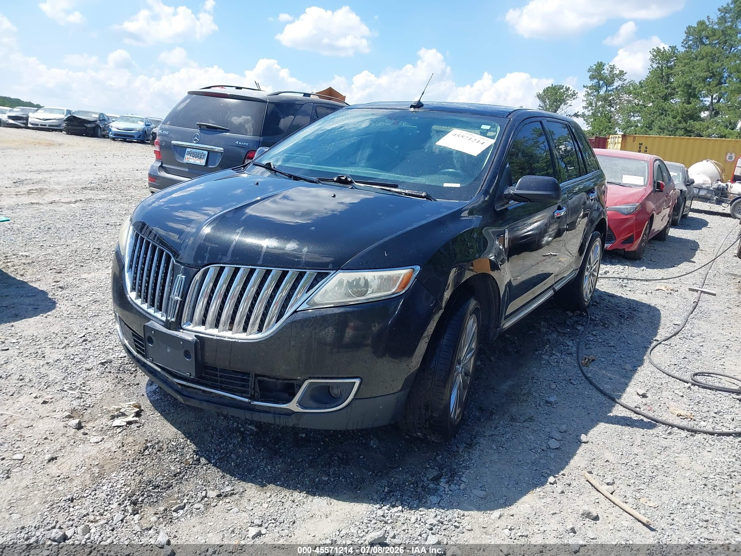 2011 Lincoln Mkx   Black vin: 2LMDJ8JK7BBJ21882