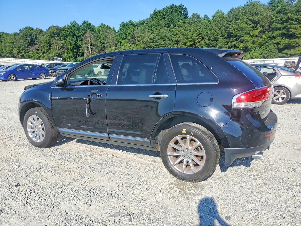 2012 Lincoln Mkx Black vin: 2LMDJ8JK7CBL01817