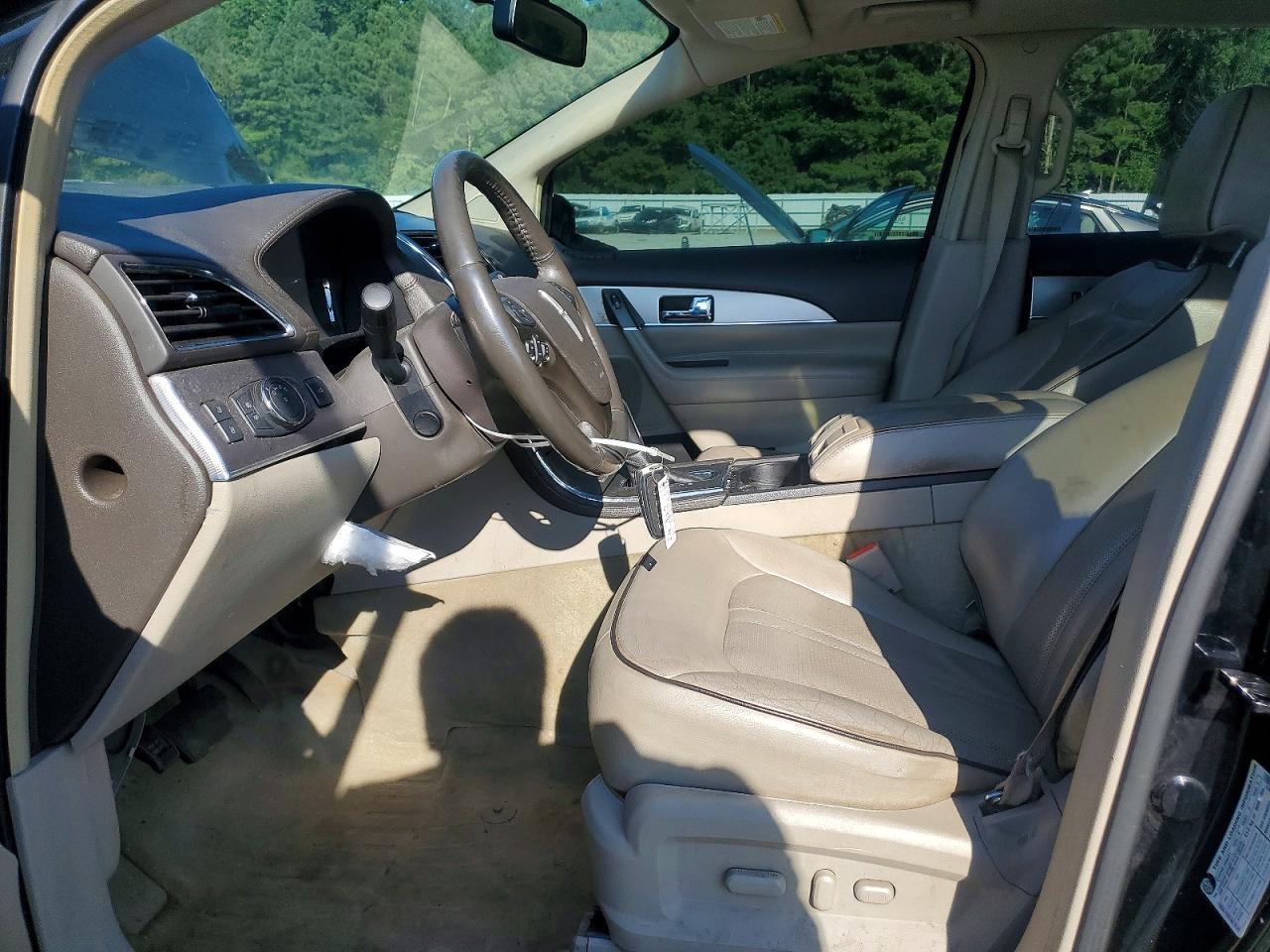 2012 Lincoln Mkx Black vin: 2LMDJ8JK7CBL01817