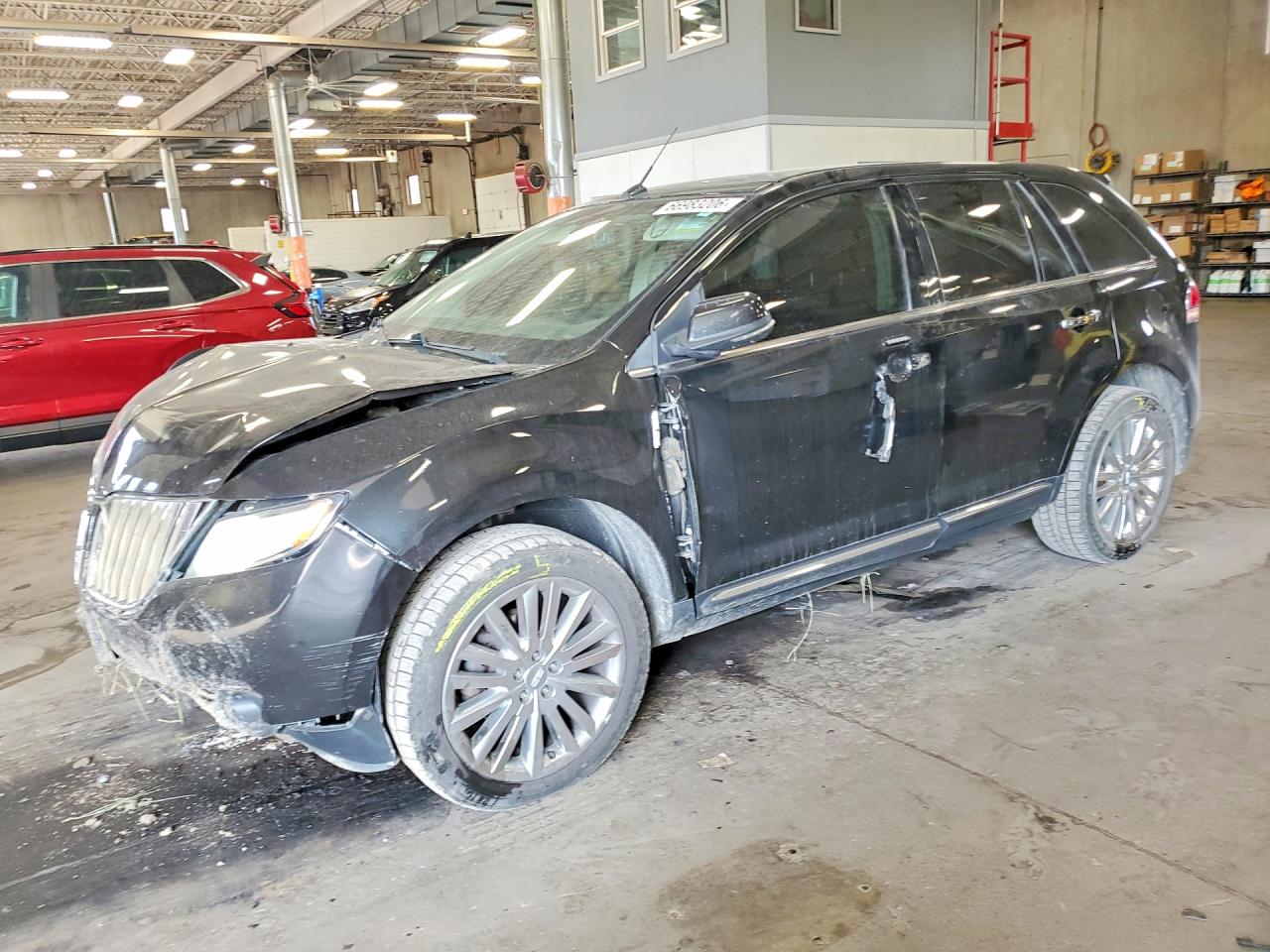 2013 Lincoln Mkx Black vin: 2LMDJ8JK7DBL22961