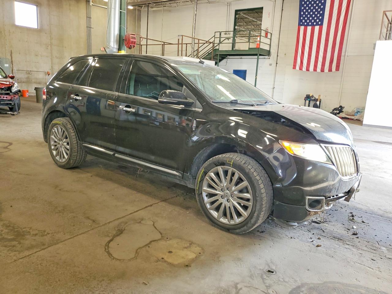 2013 Lincoln Mkx Black vin: 2LMDJ8JK7DBL22961