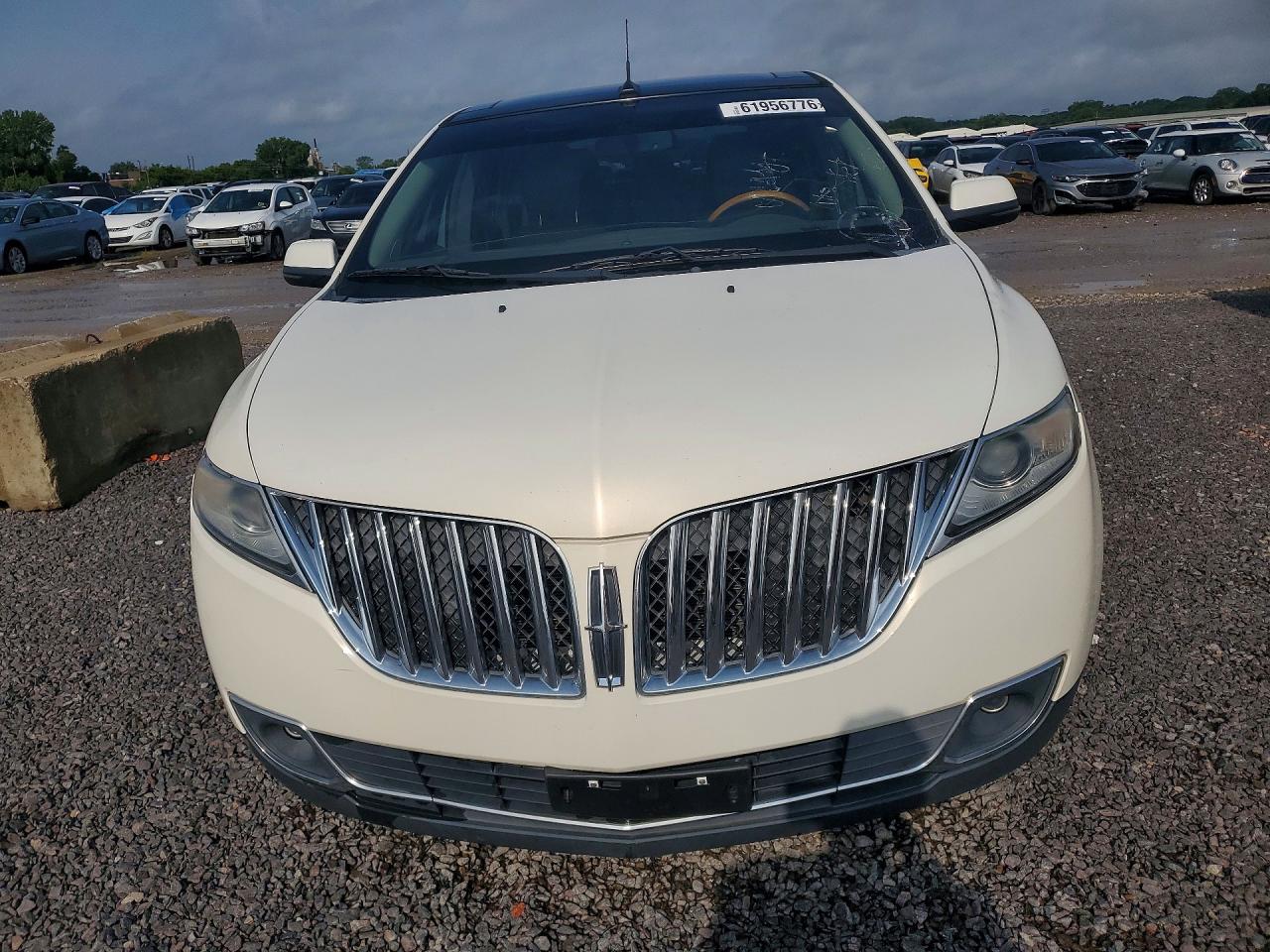 2013 Lincoln Mkx White vin: 2LMDJ8JK7DBL23298