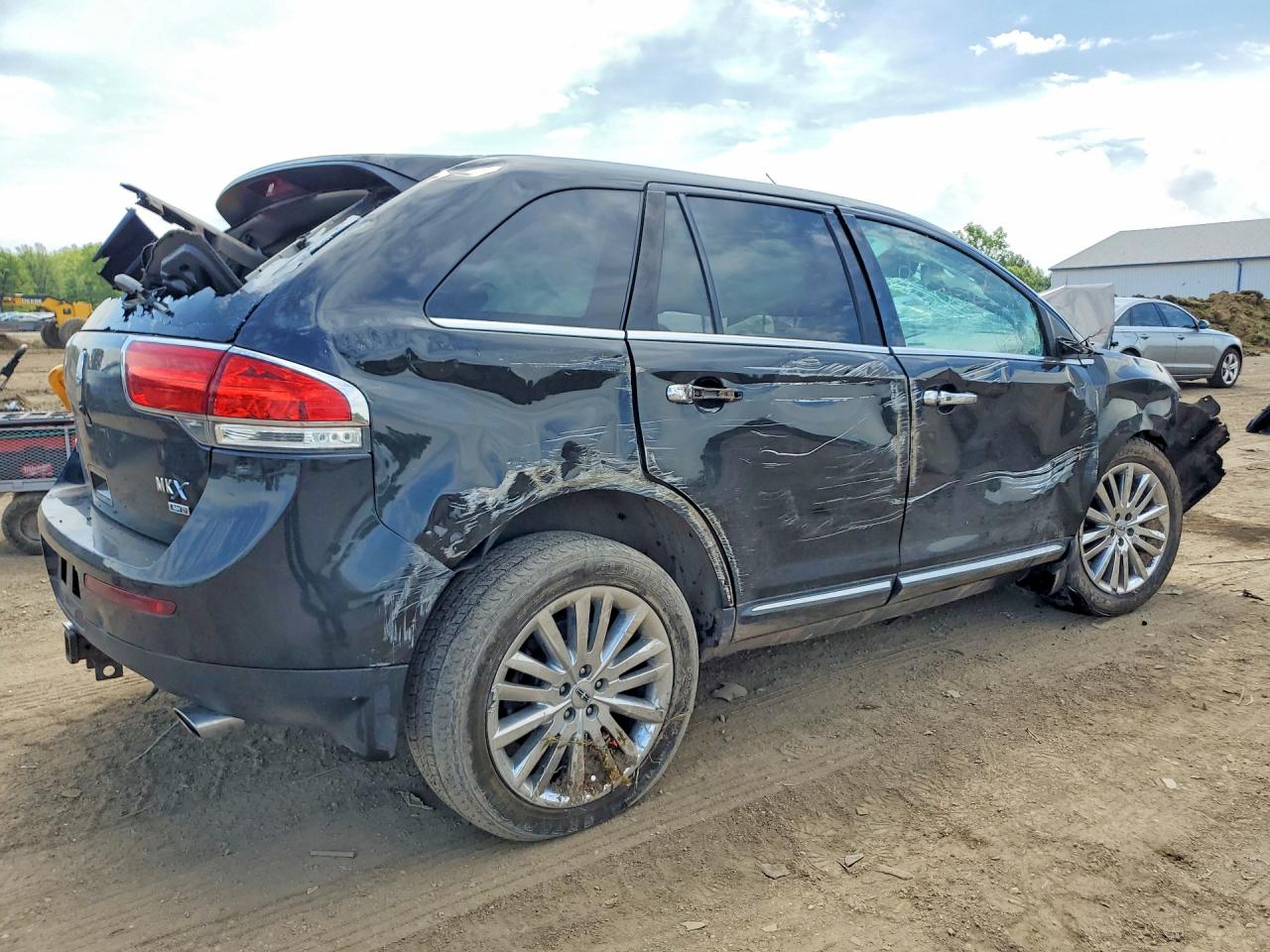 2013 Lincoln Mkx Black vin: 2LMDJ8JK7DBL48296