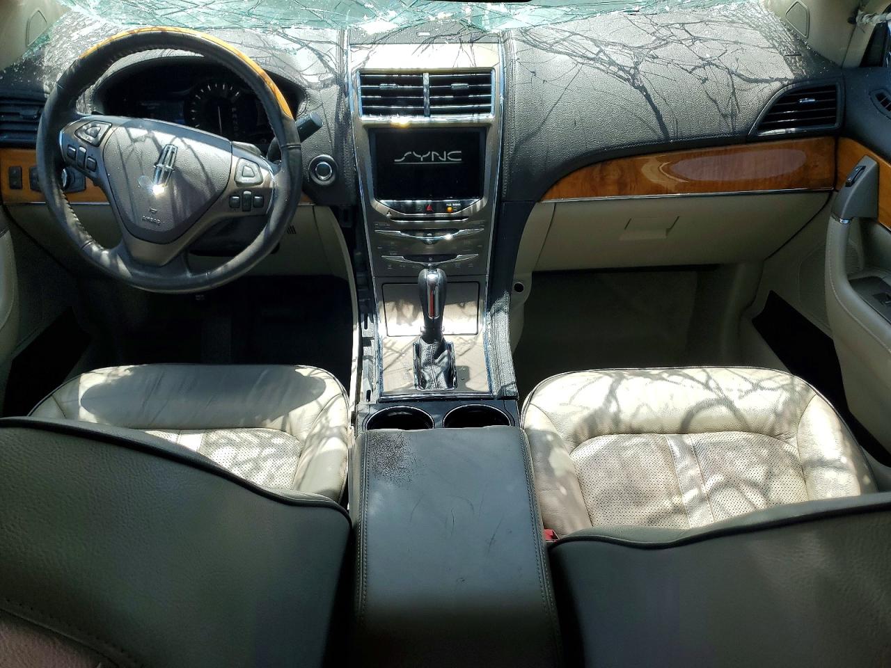 2014 Lincoln Mkx Белый vin: 2LMDJ8JK7EBL07331