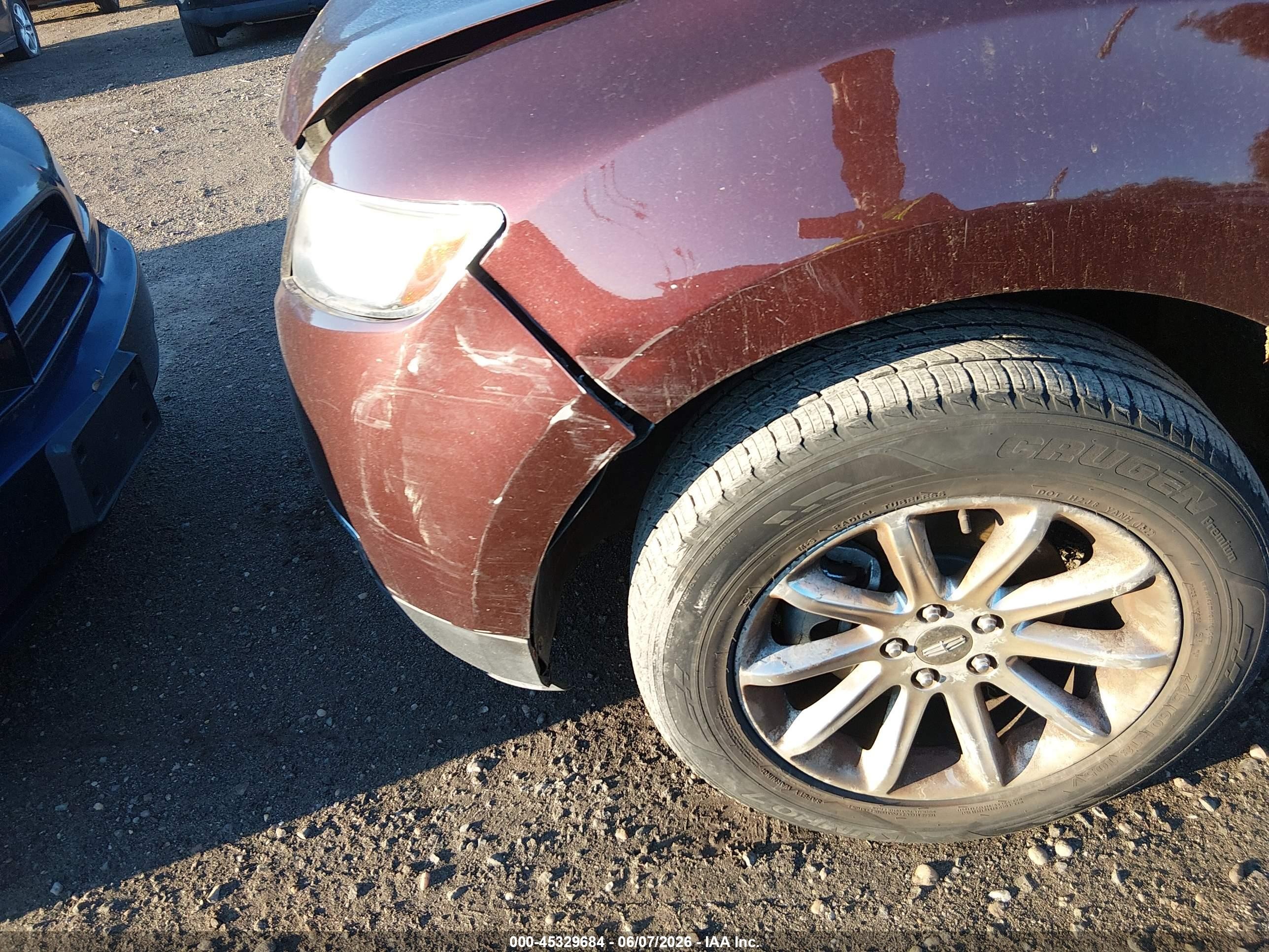 2012 Lincoln Mkx   Maroon vin: 2LMDJ8JK8CBL08856