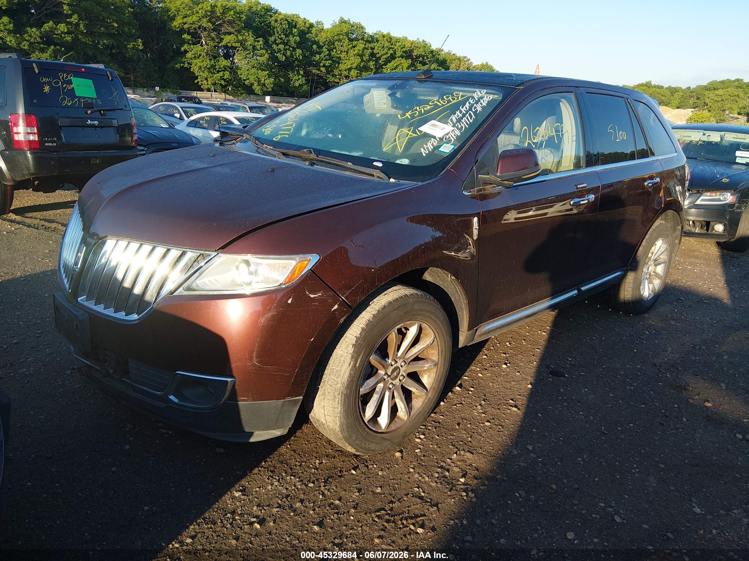 2012 Lincoln Mkx   Maroon vin: 2LMDJ8JK8CBL08856