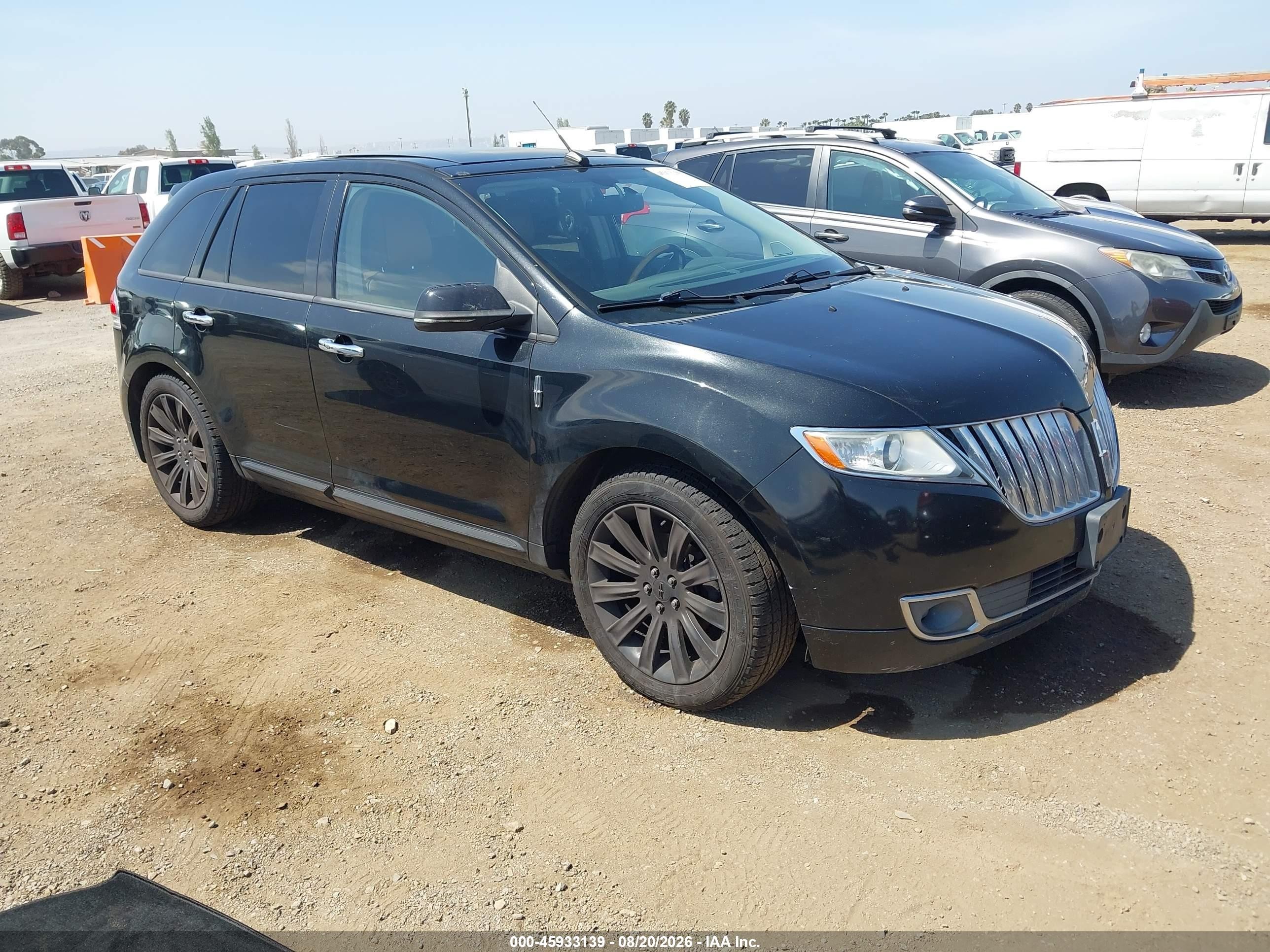 2012 Lincoln Mkx   Black vin: 2LMDJ8JK8CBL10915