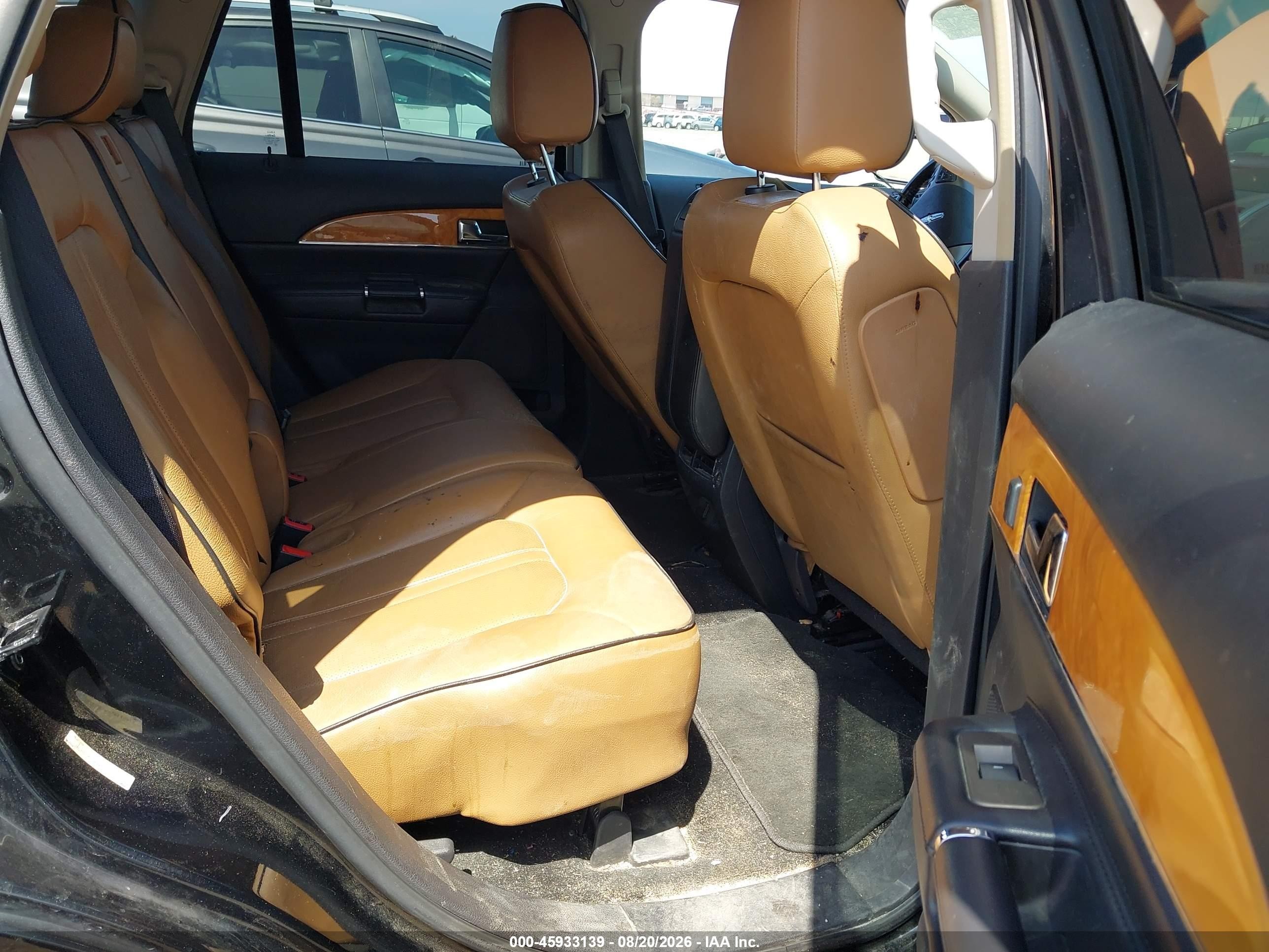 2012 Lincoln Mkx   Черный vin: 2LMDJ8JK8CBL10915