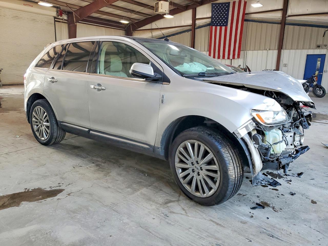 2012 Lincoln Mkx Silver vin: 2LMDJ8JK8CBL16360