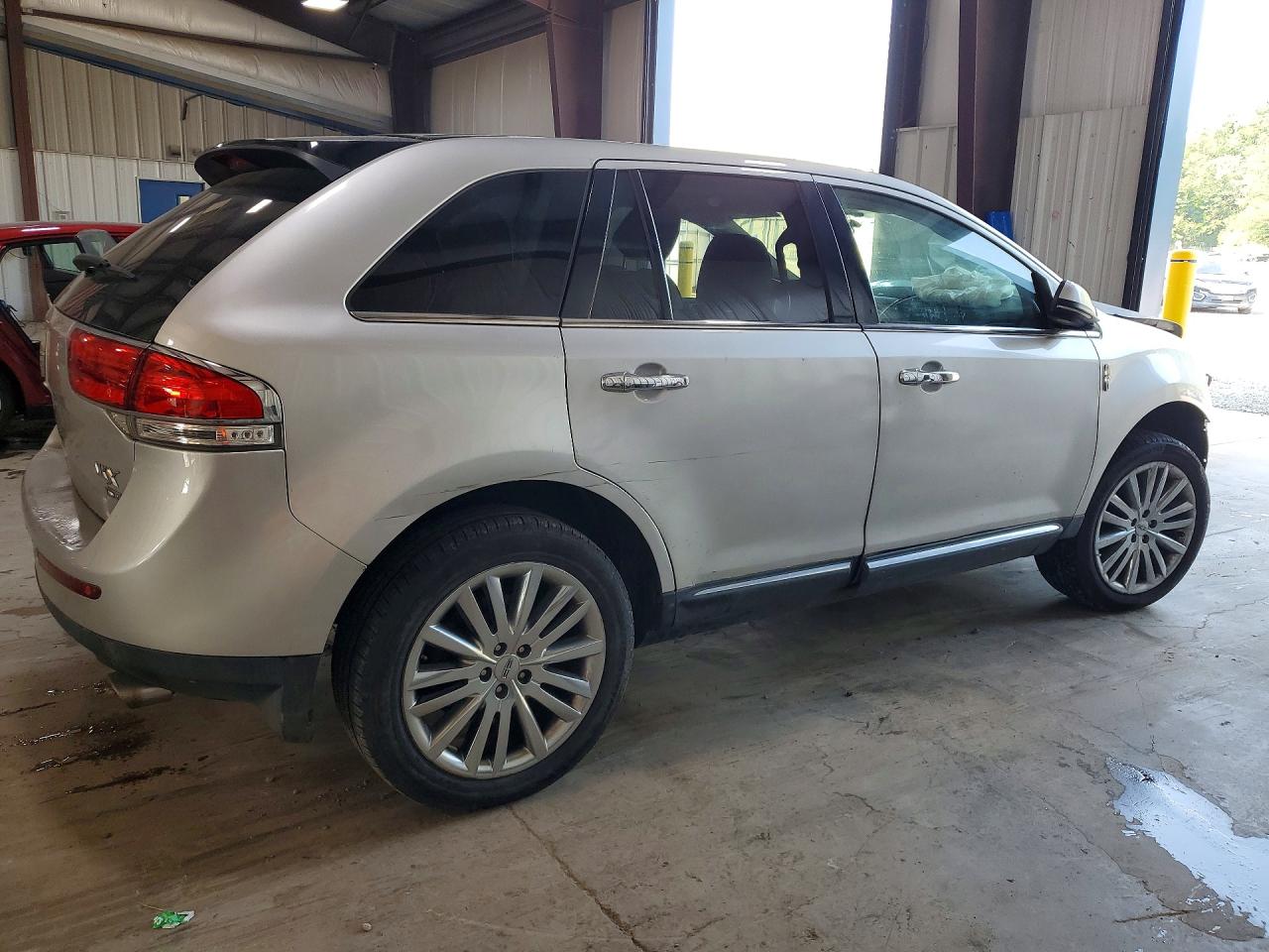 2012 Lincoln Mkx Silver vin: 2LMDJ8JK8CBL16360