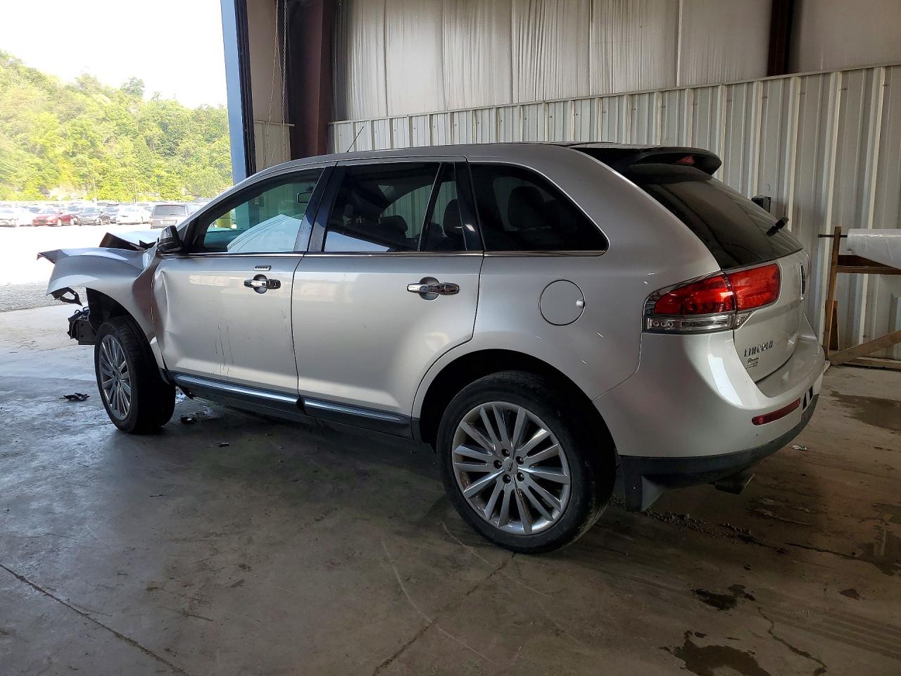 2012 Lincoln Mkx Silver vin: 2LMDJ8JK8CBL16360