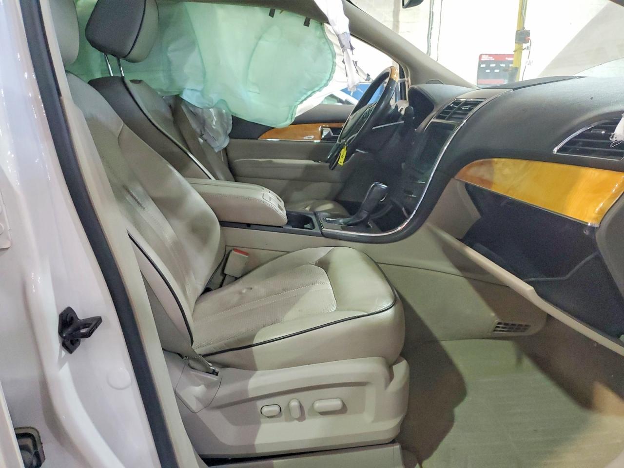 2013 Lincoln Mkx White vin: 2LMDJ8JK8DBL10348