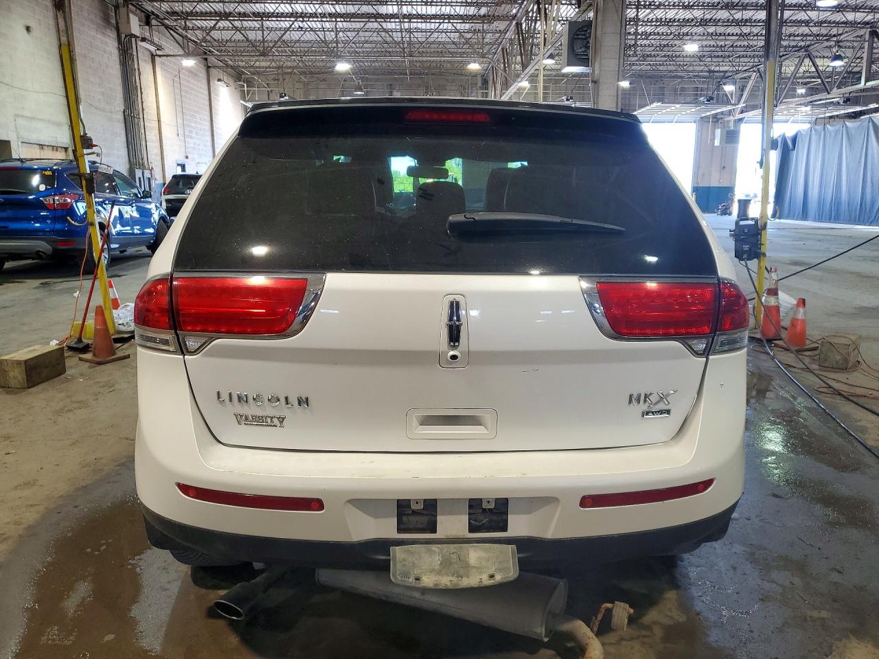 2013 Lincoln Mkx White vin: 2LMDJ8JK8DBL10348