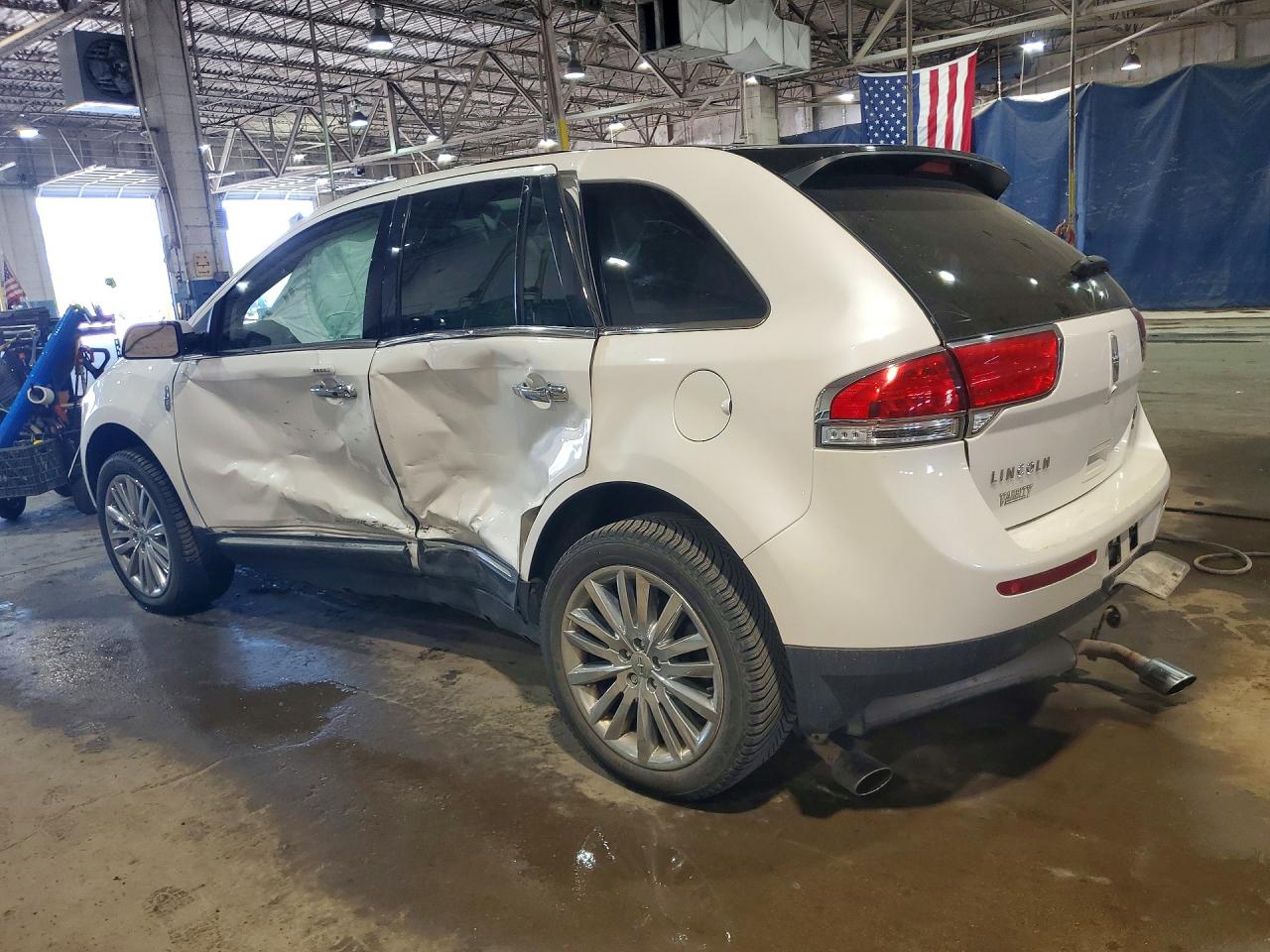 2013 Lincoln Mkx White vin: 2LMDJ8JK8DBL10348
