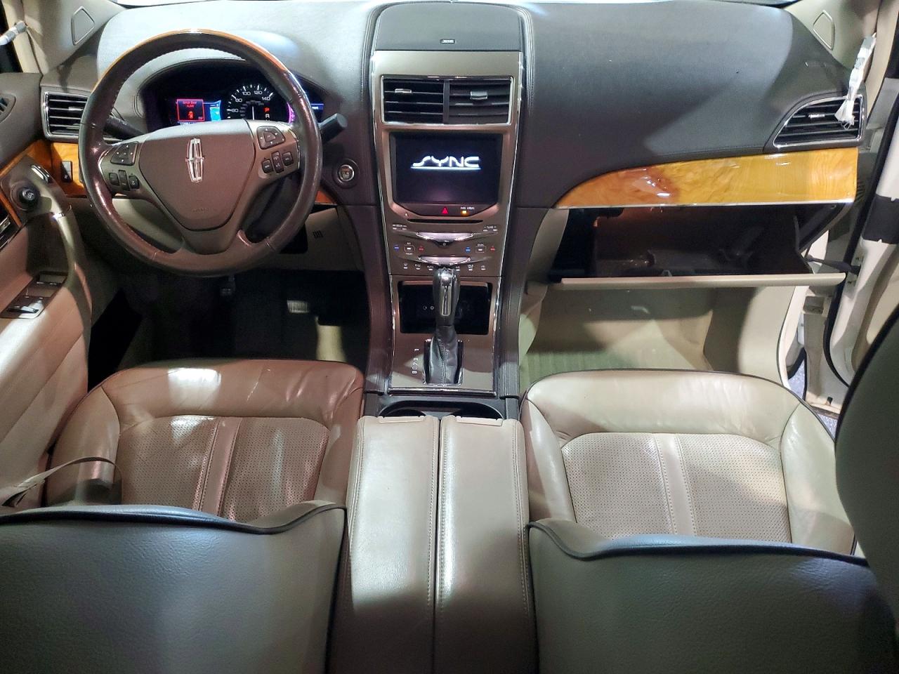 2013 Lincoln Mkx White vin: 2LMDJ8JK8DBL10348