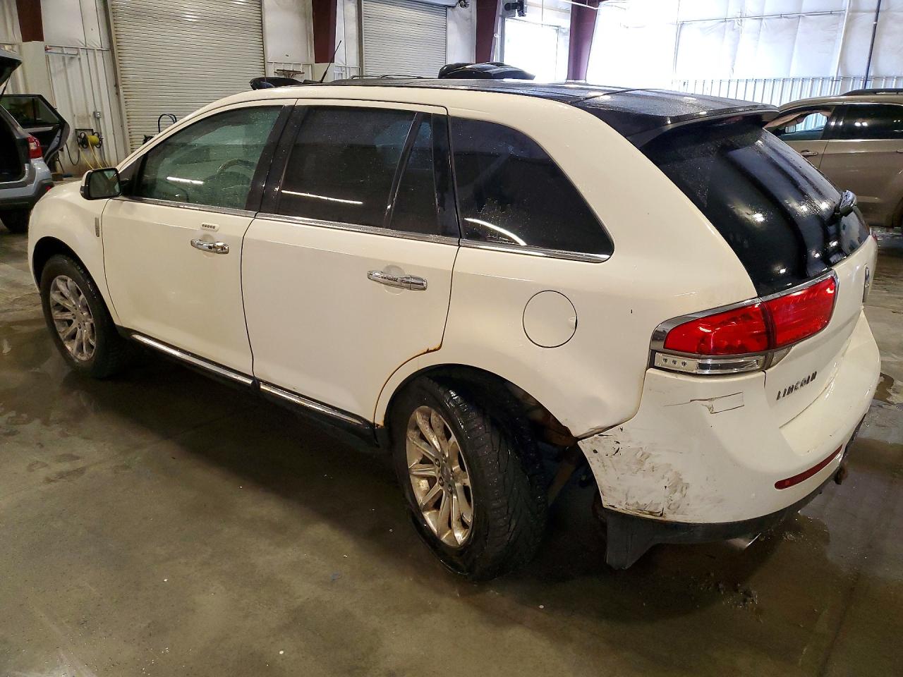 2013 Lincoln Mkx White vin: 2LMDJ8JK8DBL15890
