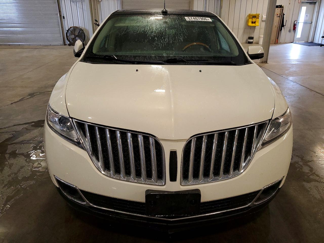 2013 Lincoln Mkx White vin: 2LMDJ8JK8DBL15890