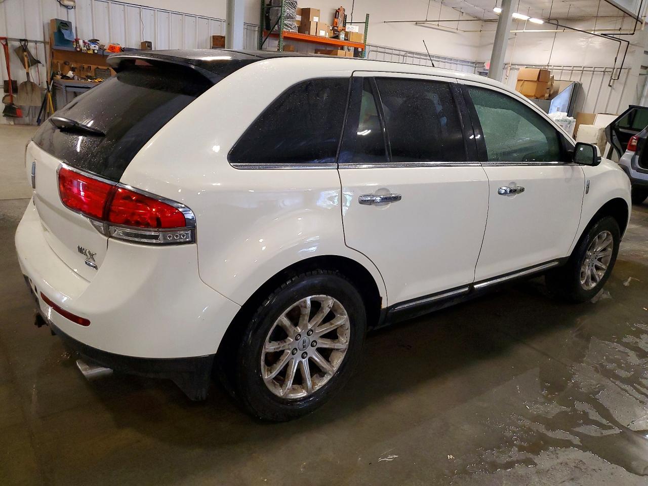 2013 Lincoln Mkx White vin: 2LMDJ8JK8DBL15890