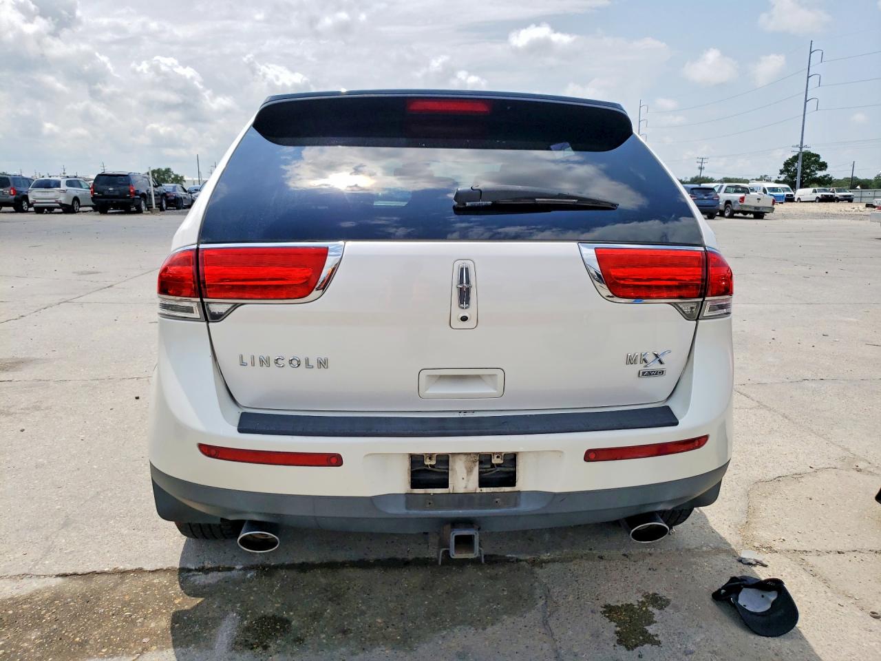 2013 Lincoln Mkx White vin: 2LMDJ8JK8DBL16943