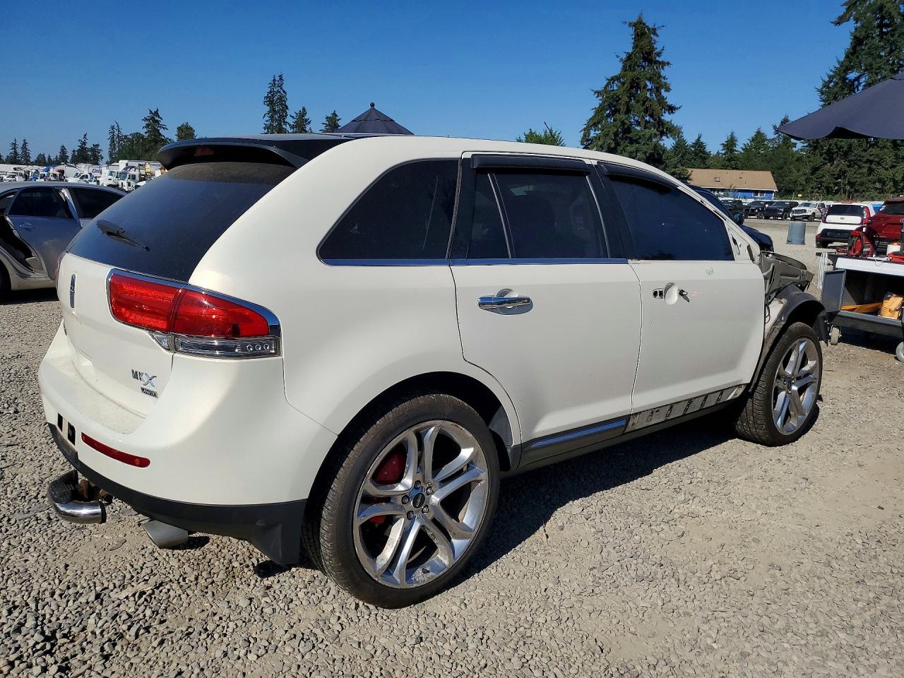 2013 Lincoln Mkx White vin: 2LMDJ8JK8DBL19289