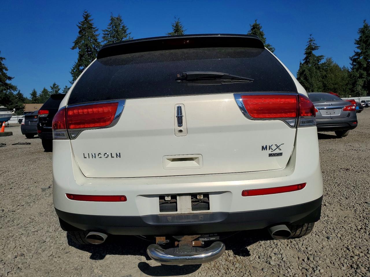 2013 Lincoln Mkx White vin: 2LMDJ8JK8DBL19289