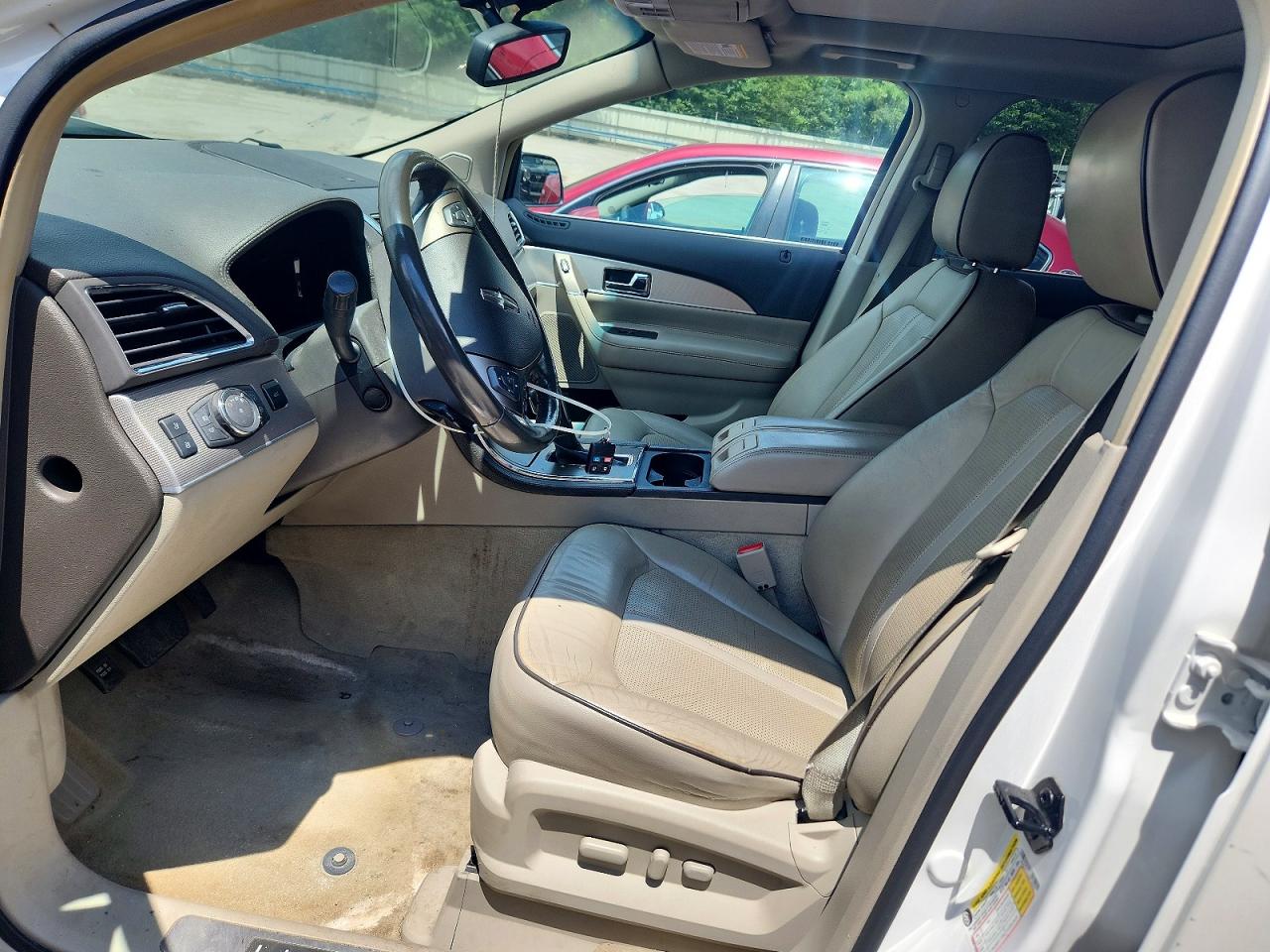 2013 Lincoln Mkx Белый vin: 2LMDJ8JK8DBL20443