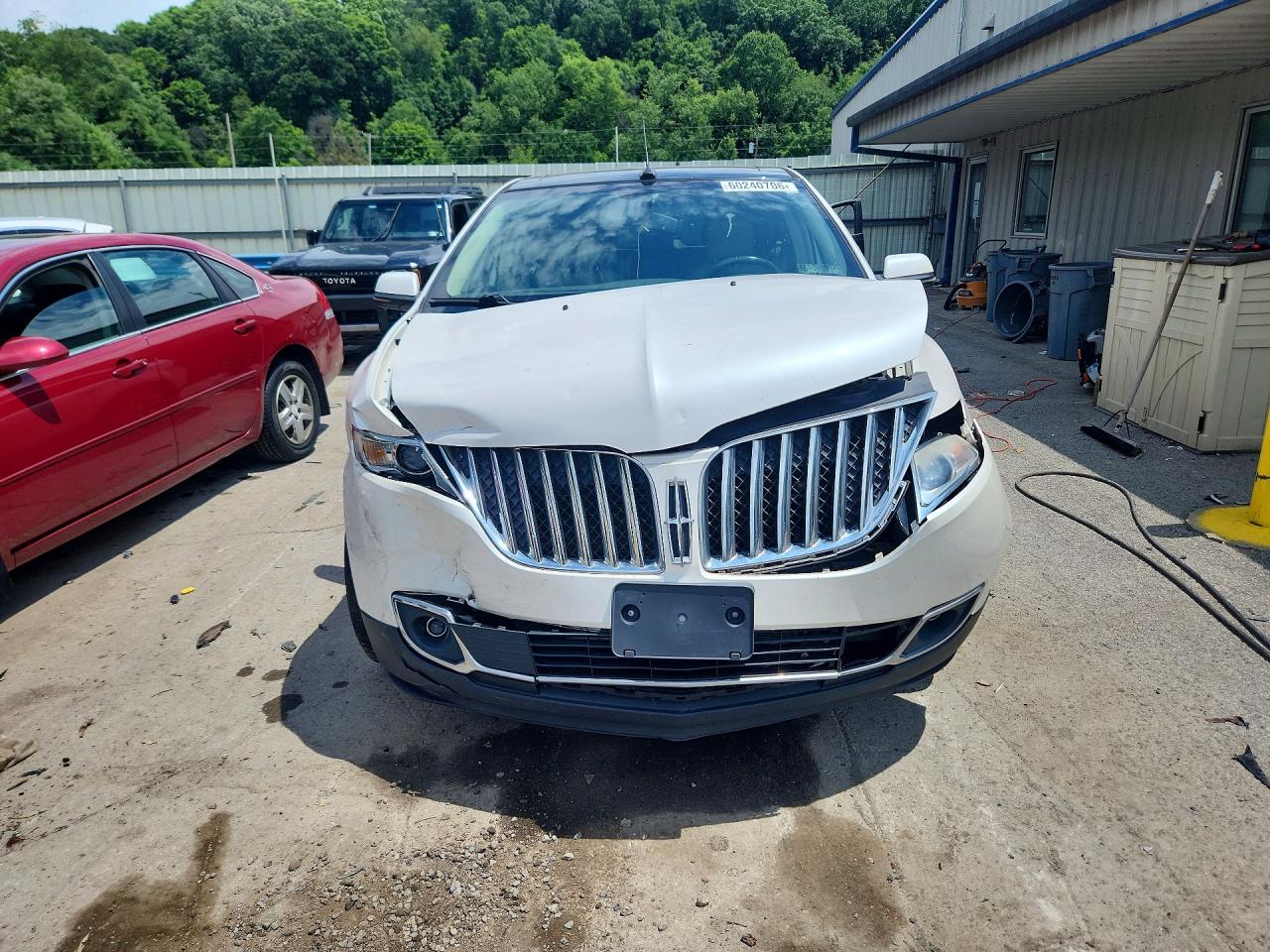 2013 Lincoln Mkx Белый vin: 2LMDJ8JK8DBL20443