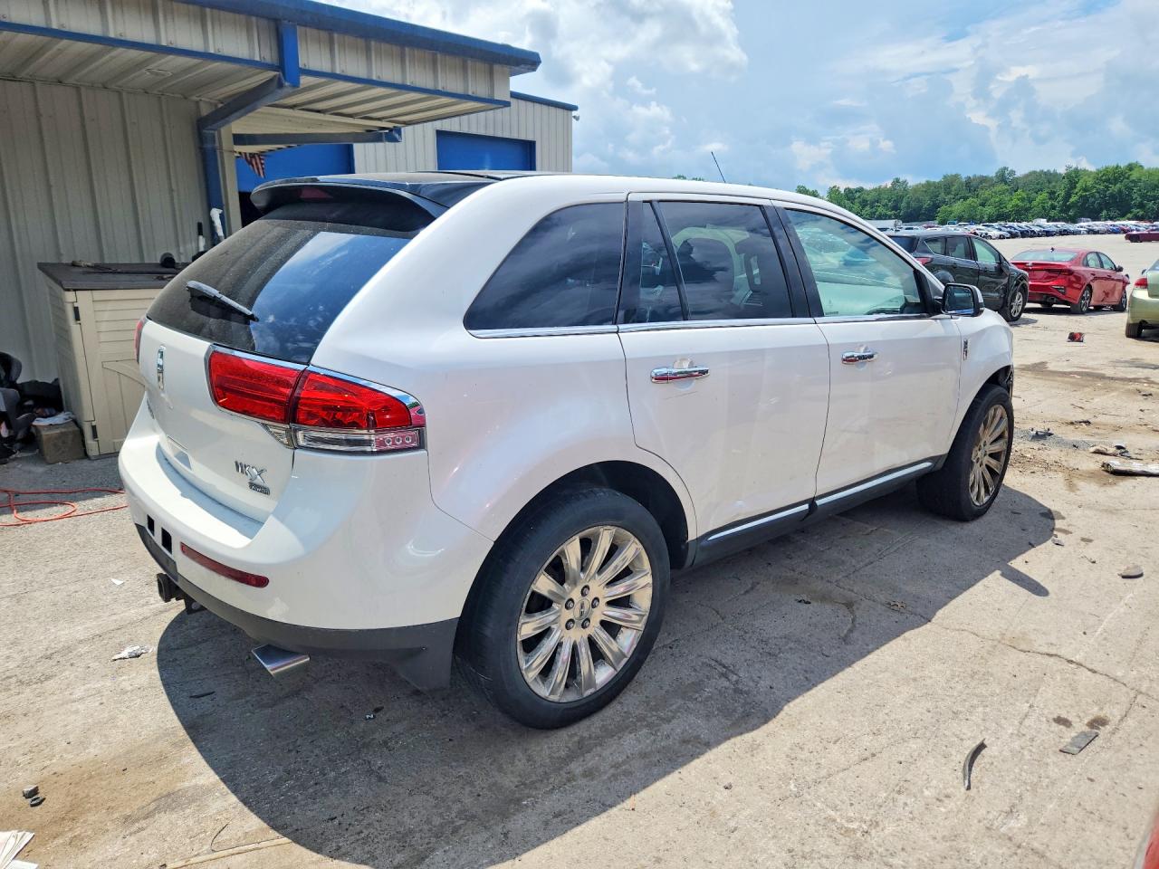 2013 Lincoln Mkx Белый vin: 2LMDJ8JK8DBL20443