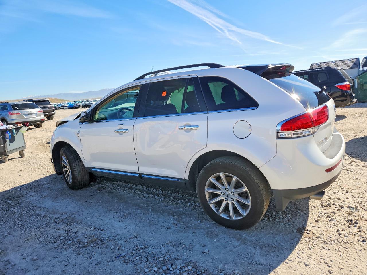 2013 Lincoln Mkx White vin: 2LMDJ8JK8DBL21141