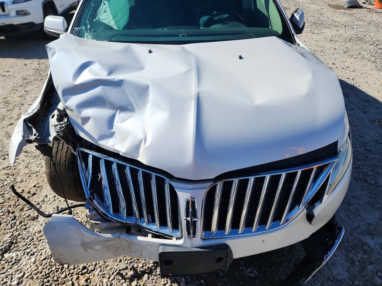 2013 Lincoln Mkx White vin: 2LMDJ8JK8DBL21141