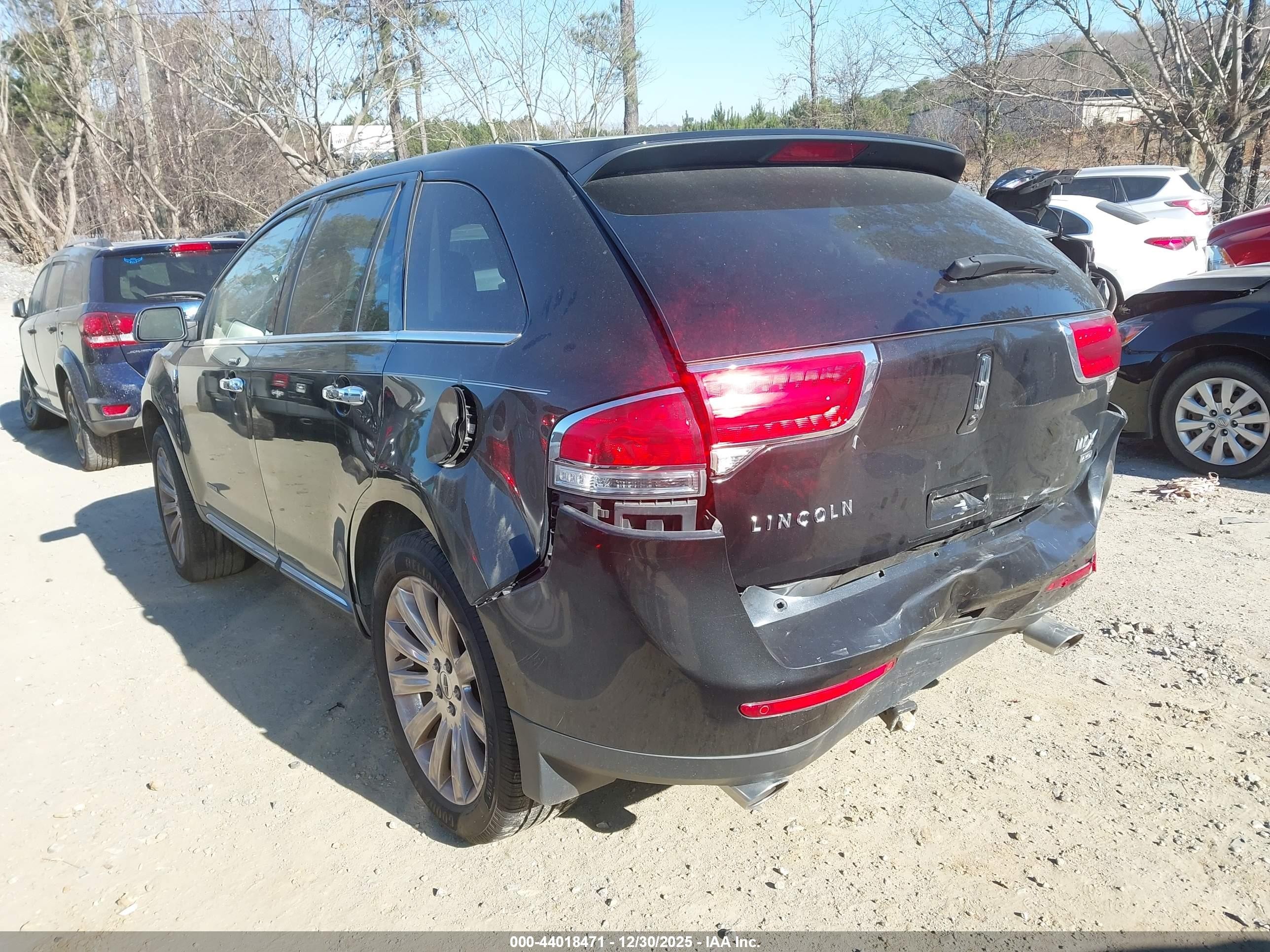 2014 Lincoln Mkx   Black vin: 2LMDJ8JK8EBL10710