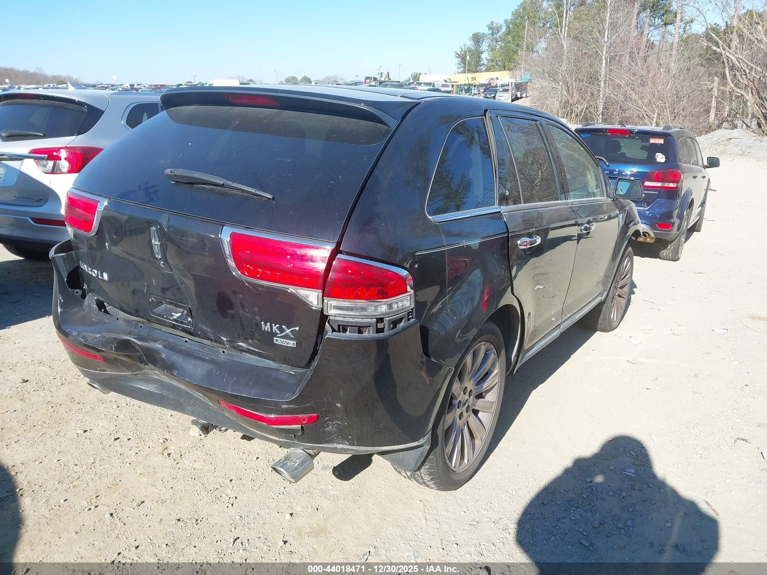 2014 Lincoln Mkx   Black vin: 2LMDJ8JK8EBL10710