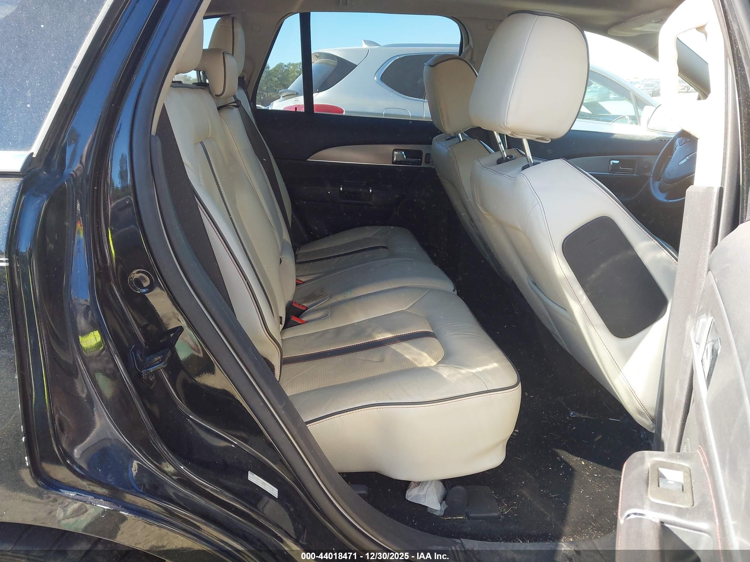 2014 Lincoln Mkx   Black vin: 2LMDJ8JK8EBL10710