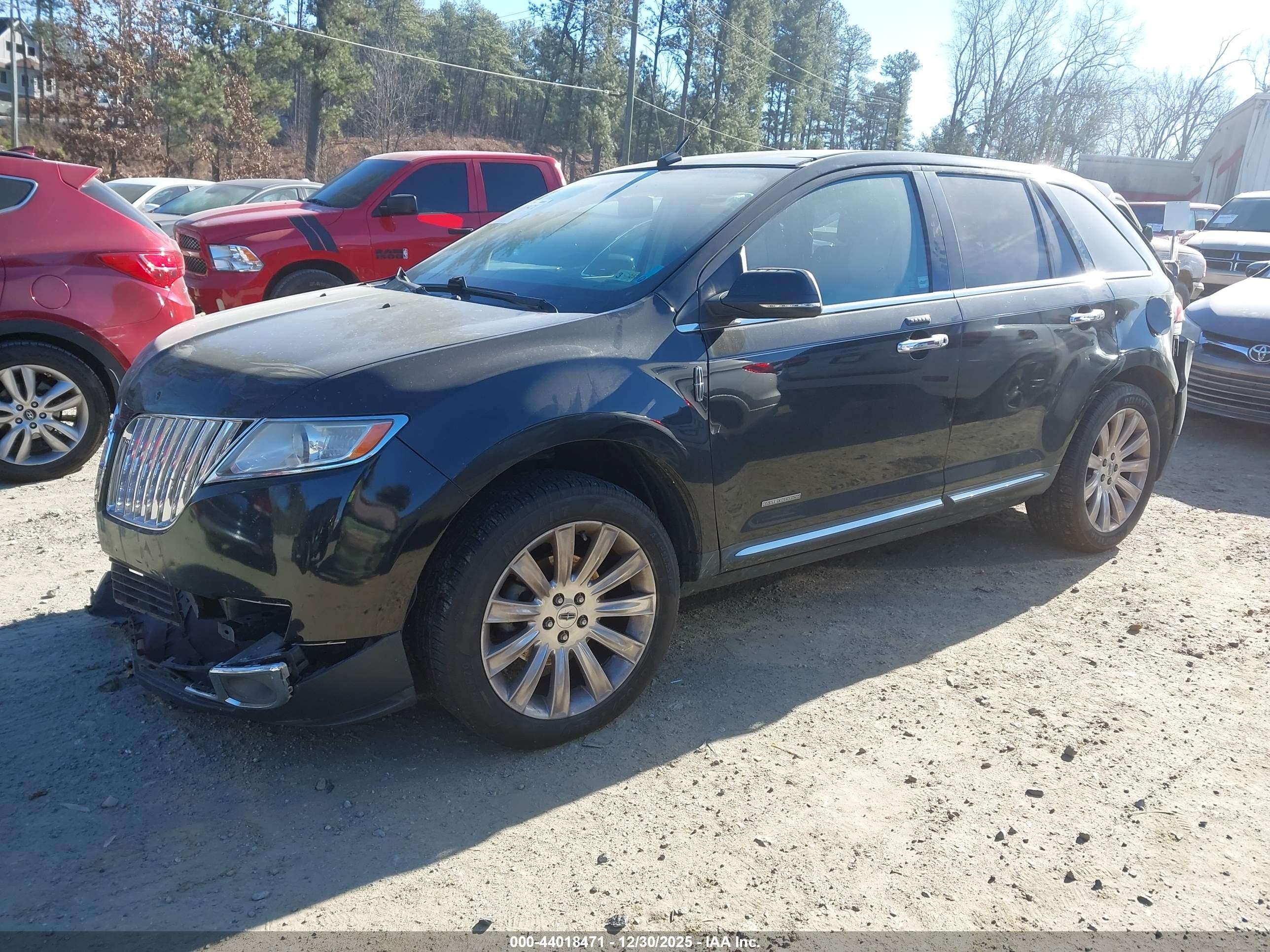 2014 Lincoln Mkx   Black vin: 2LMDJ8JK8EBL10710