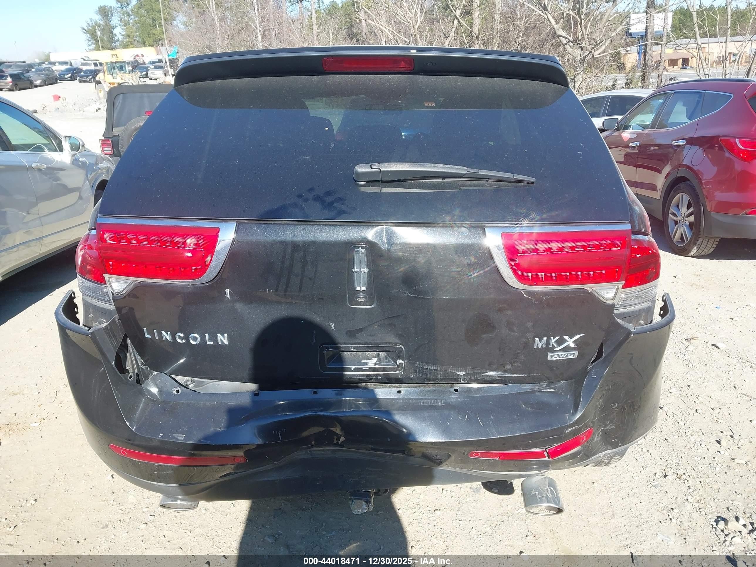 2014 Lincoln Mkx   Black vin: 2LMDJ8JK8EBL10710