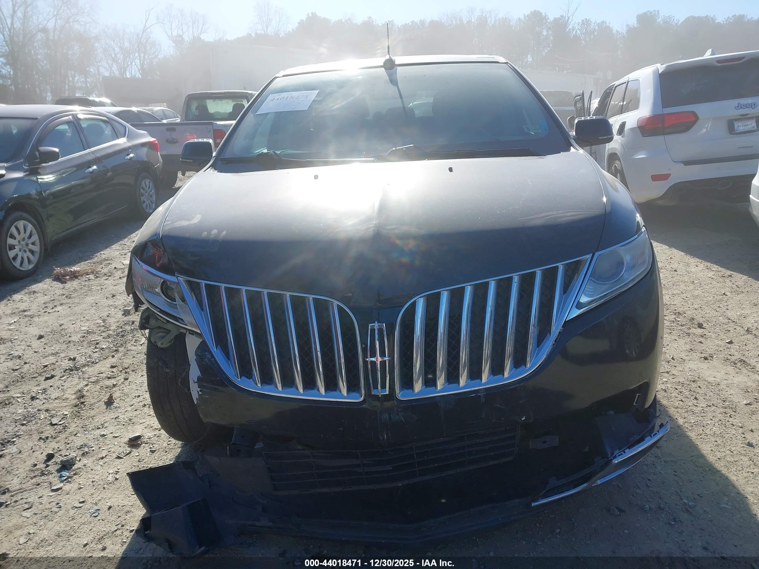2014 Lincoln Mkx   Black vin: 2LMDJ8JK8EBL10710