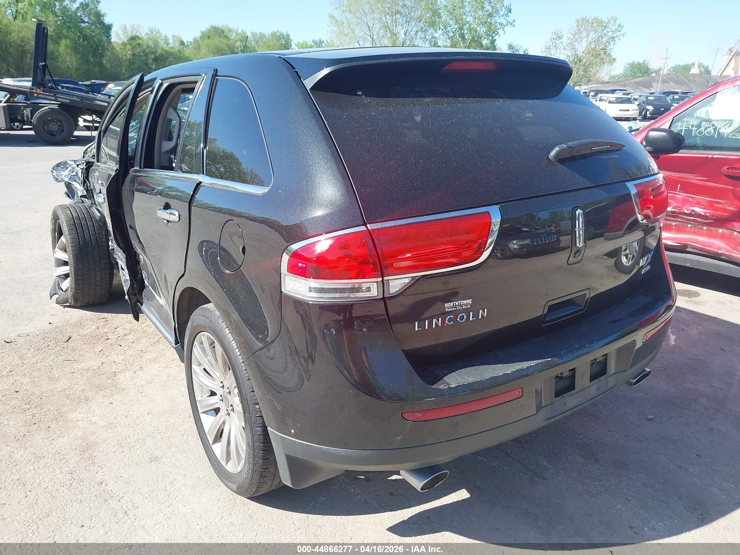 2014 Lincoln Mkx   Black vin: 2LMDJ8JK8EBL13378