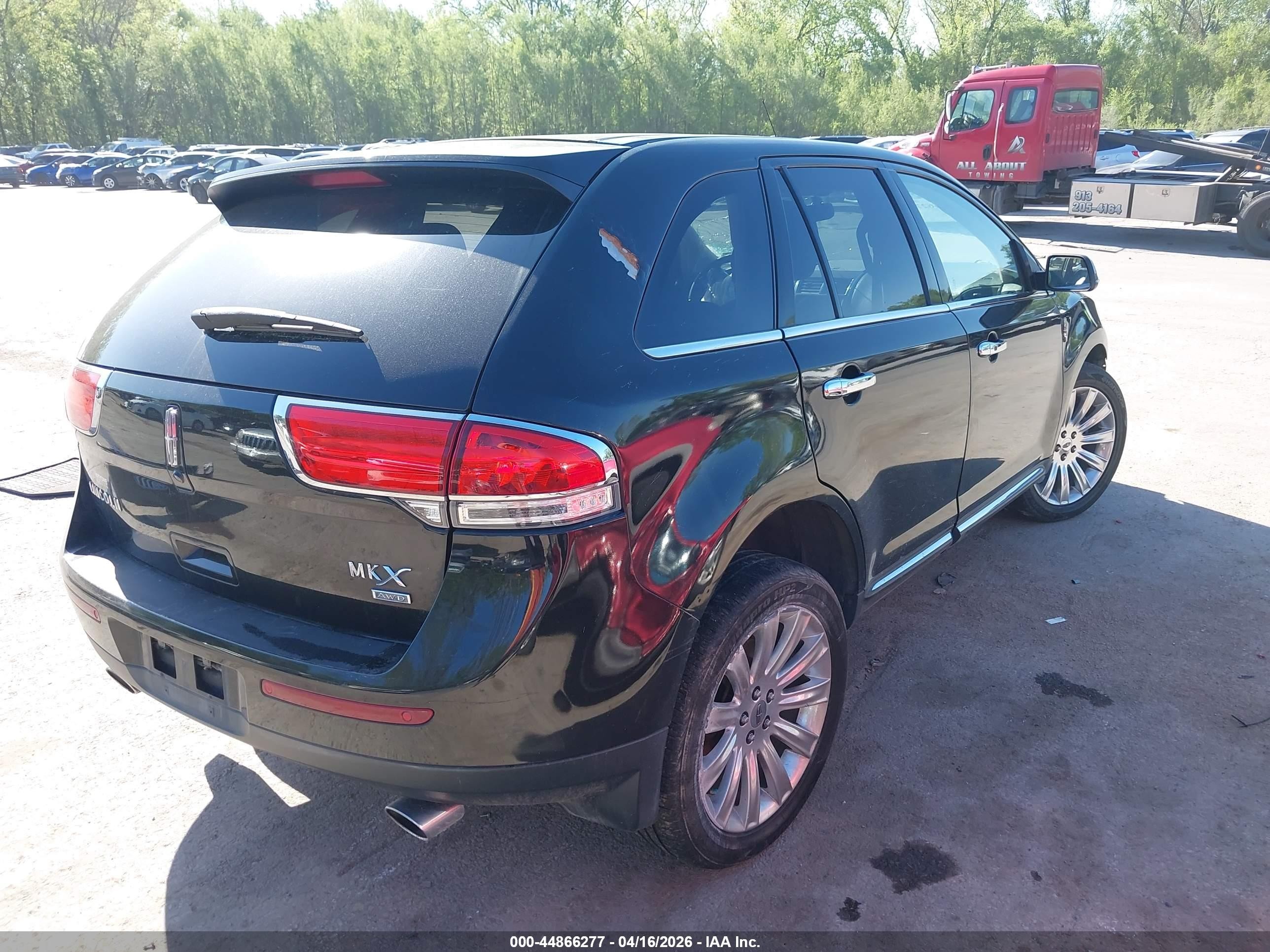 2014 Lincoln Mkx   Black vin: 2LMDJ8JK8EBL13378